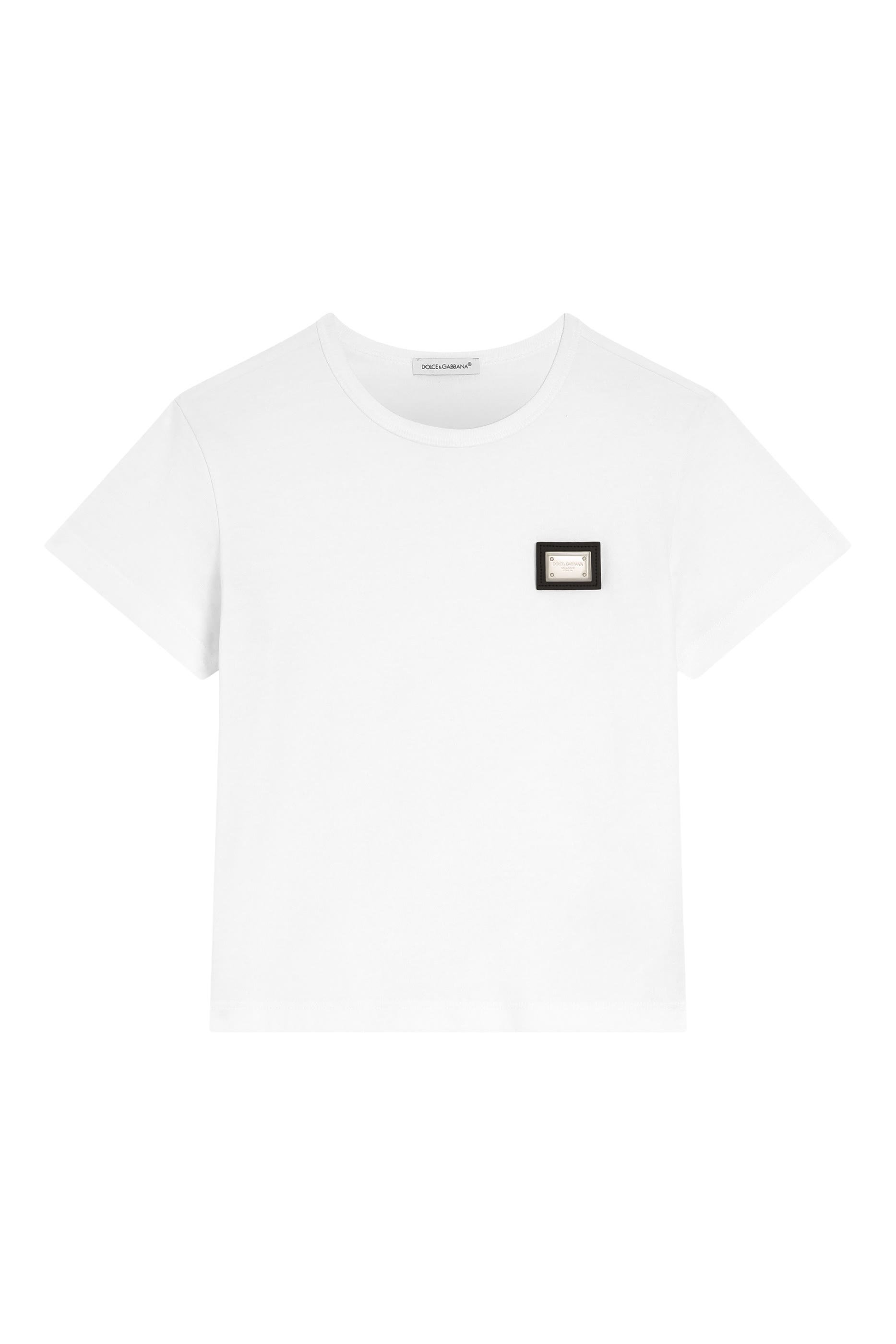 تيشيرت بحلية شعار الماركة للأطفال