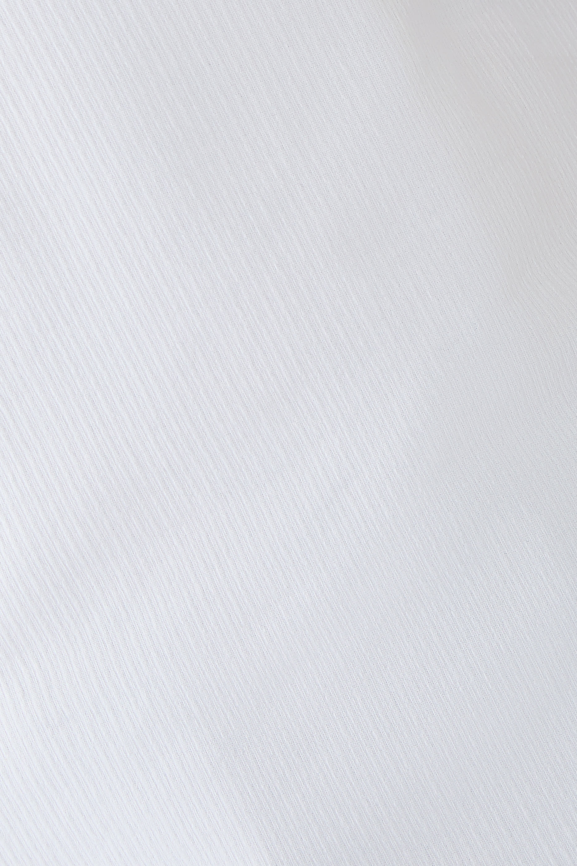 تيشيرت بقصة عادية  قماش سيرساكر وقطن