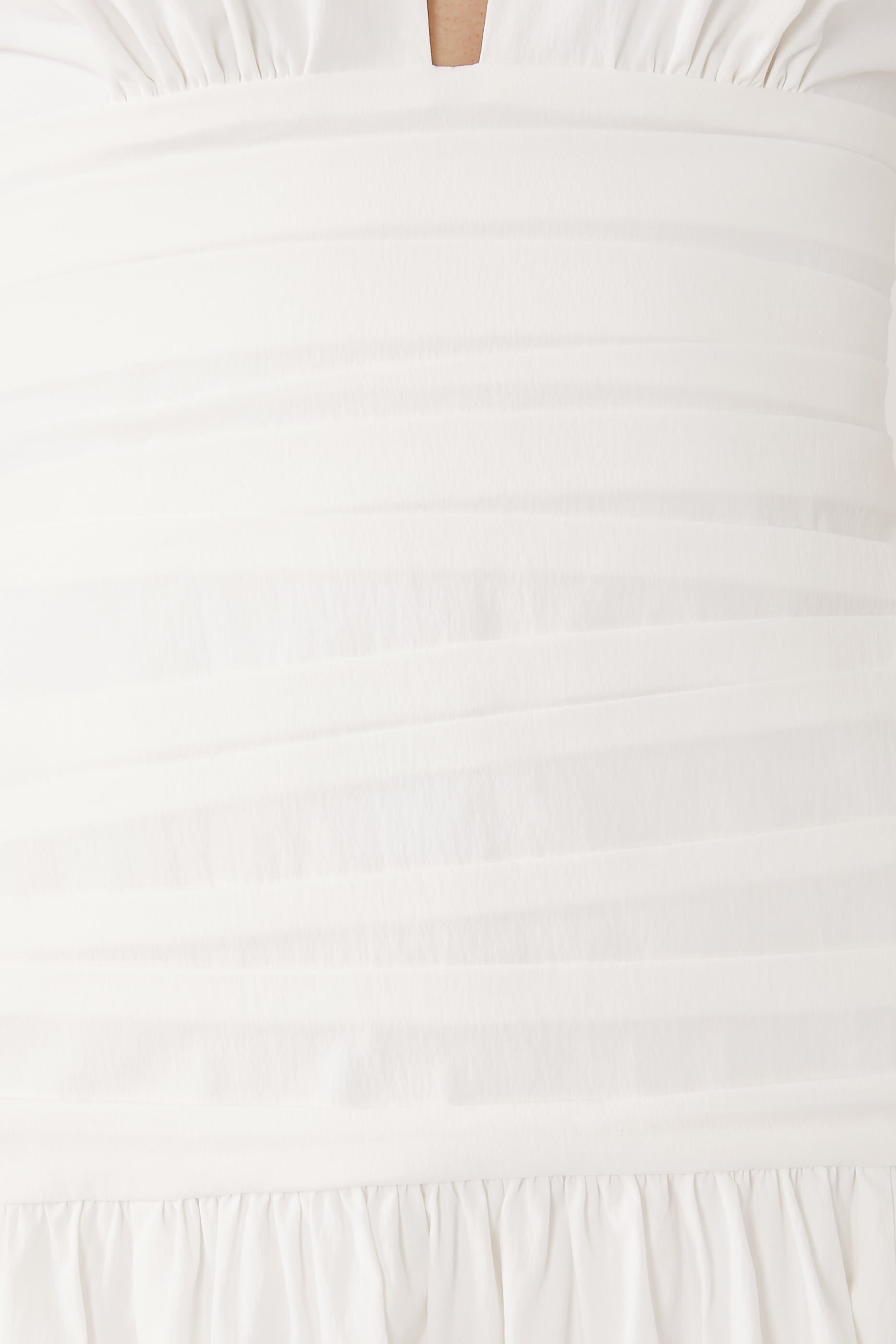 فستان كامبل طويل بكشكش