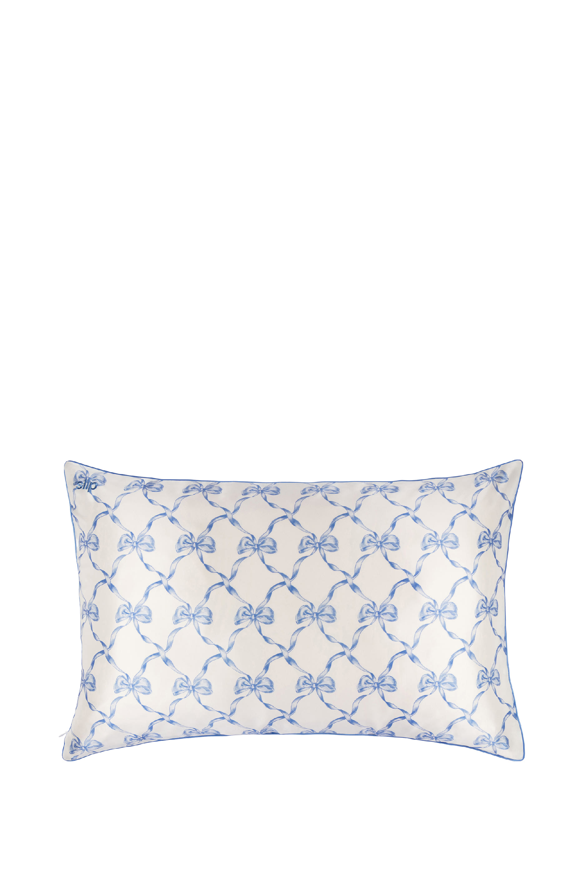 غطاء وسادة بنقشات فيونكة بحجم كوين بسحاب