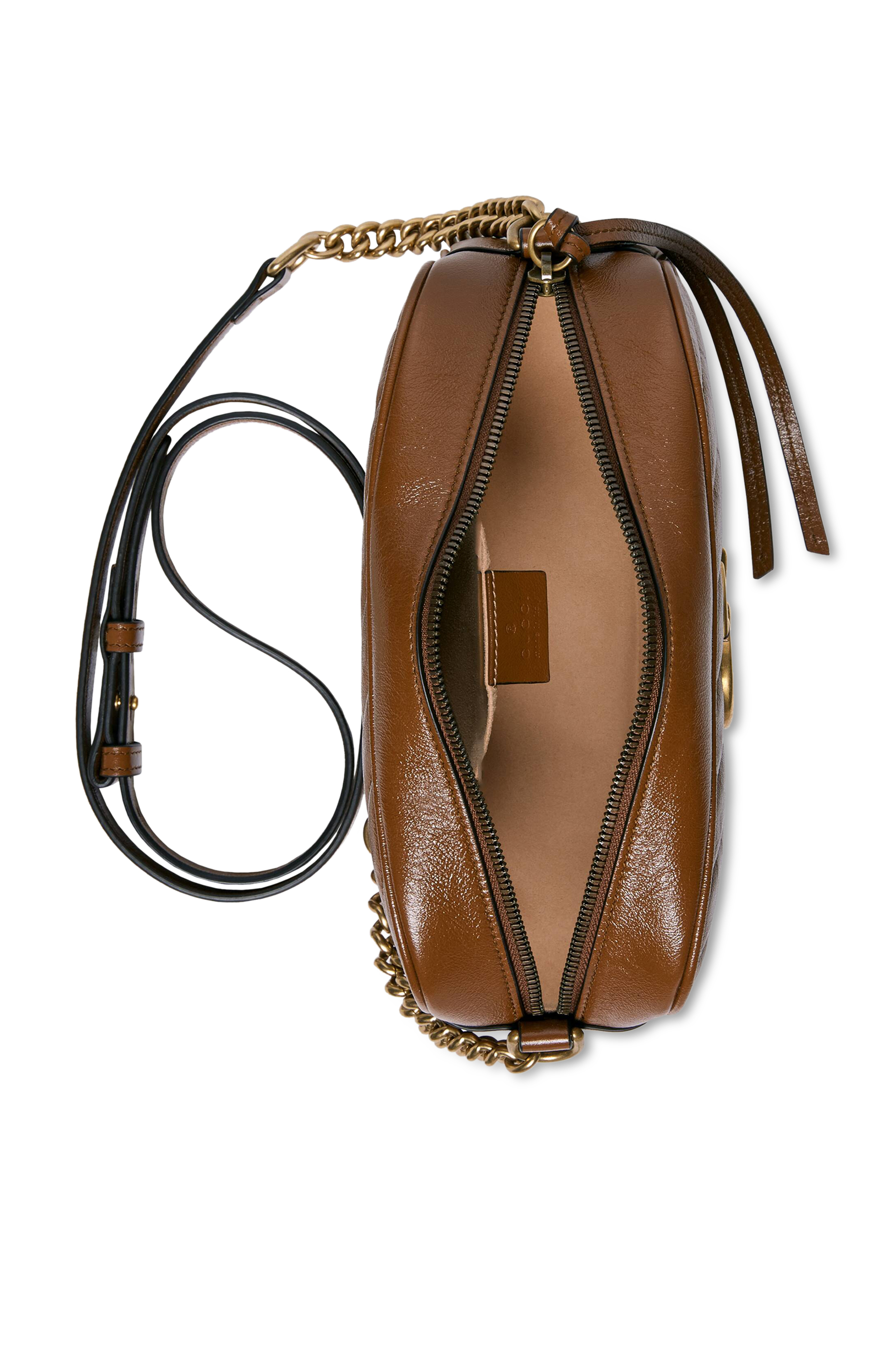 حقيبة كتف مارمونت صغيرة بتصميم مبطن وشعار GG