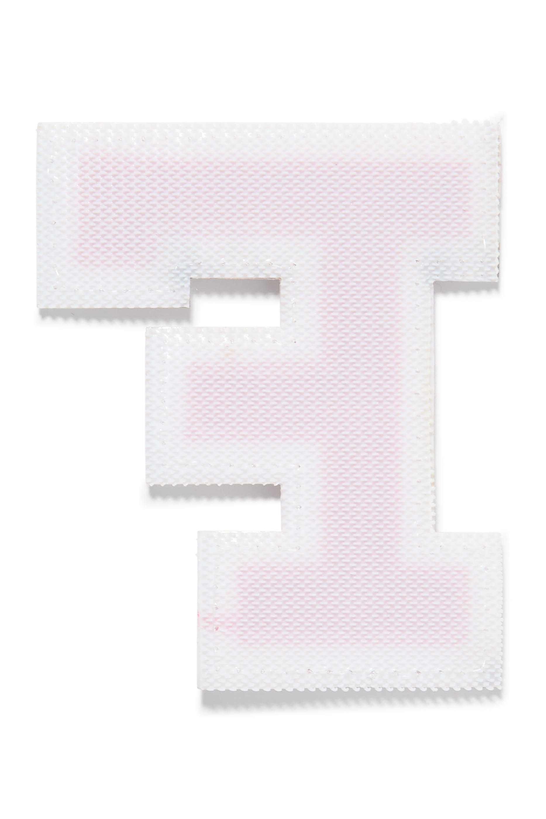 رقعة بتصميم حرف F جامعي مقاس 3 بوصة شنيل للأطفال