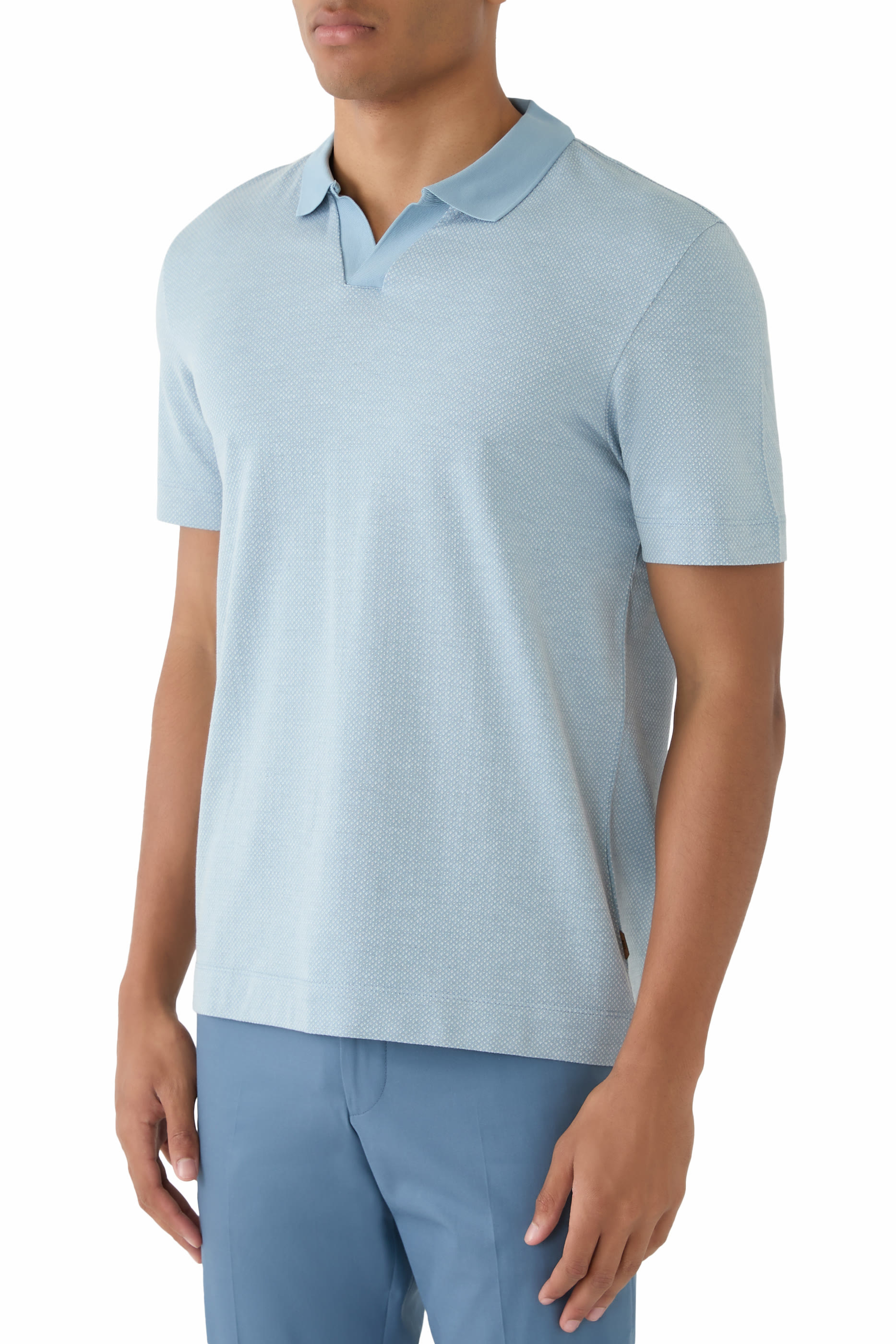 قميص بولو بأكمام قصيرة