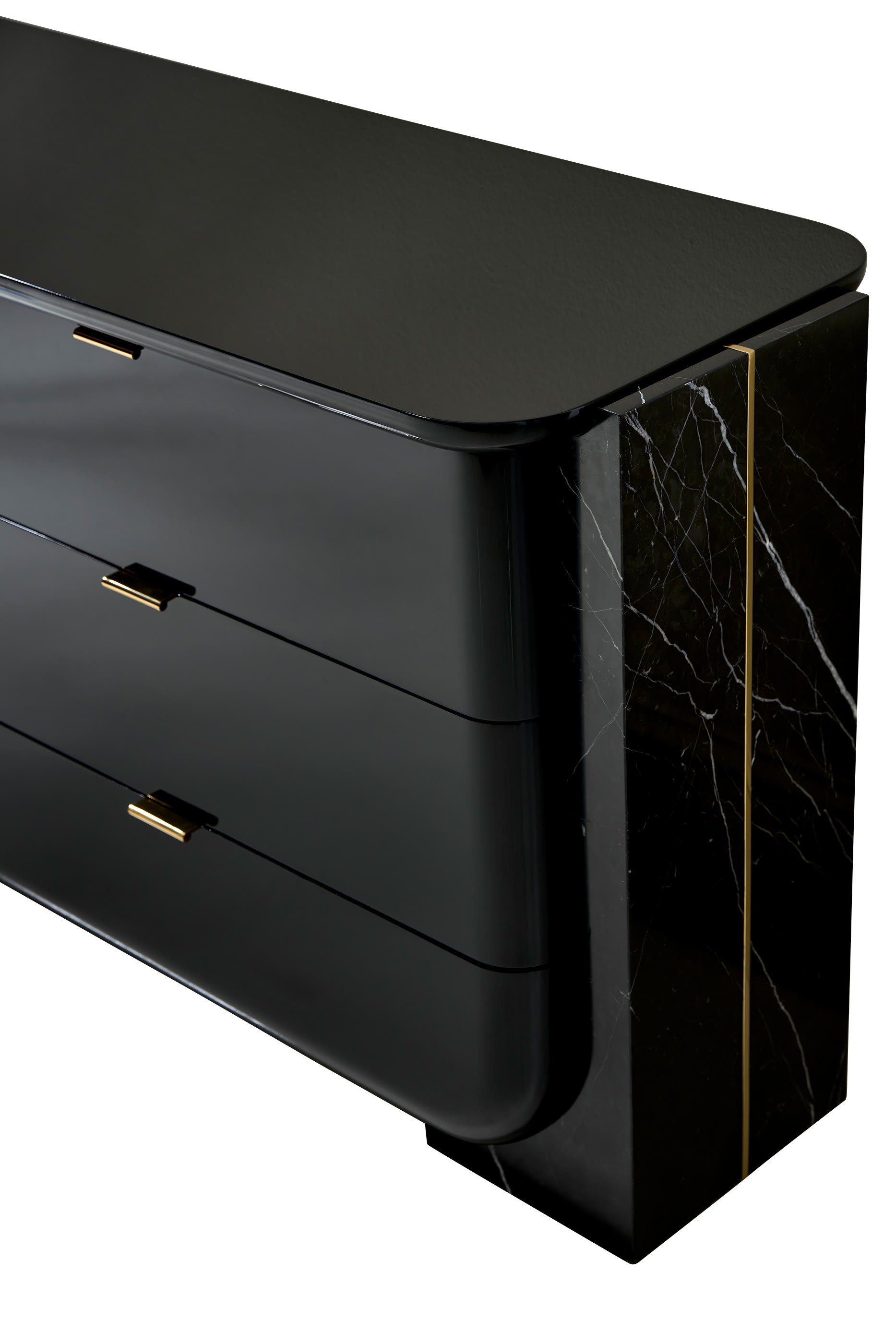 طاولة زينة بتصميم متداخل