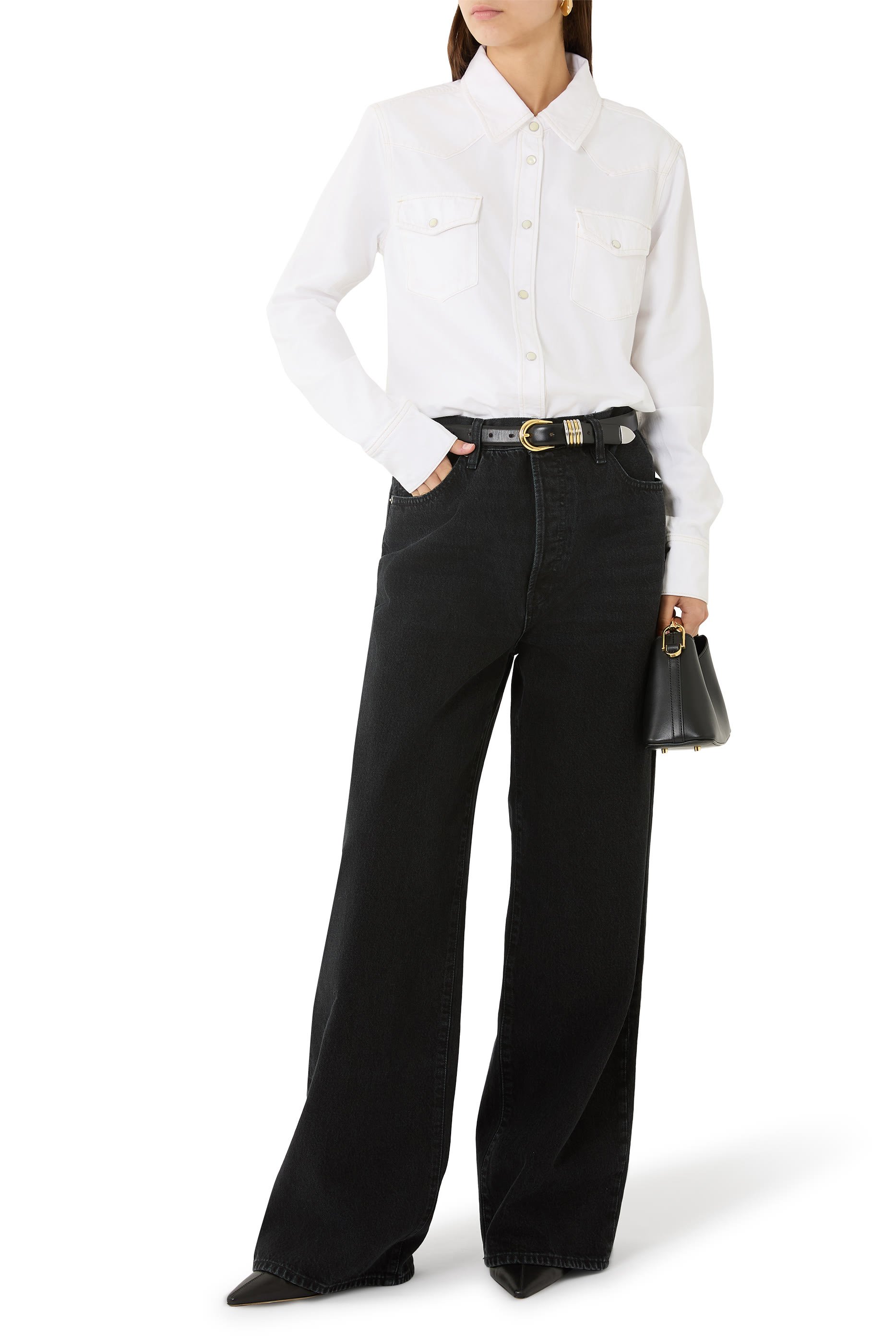 بنطال جينز بتصميم جامعي 