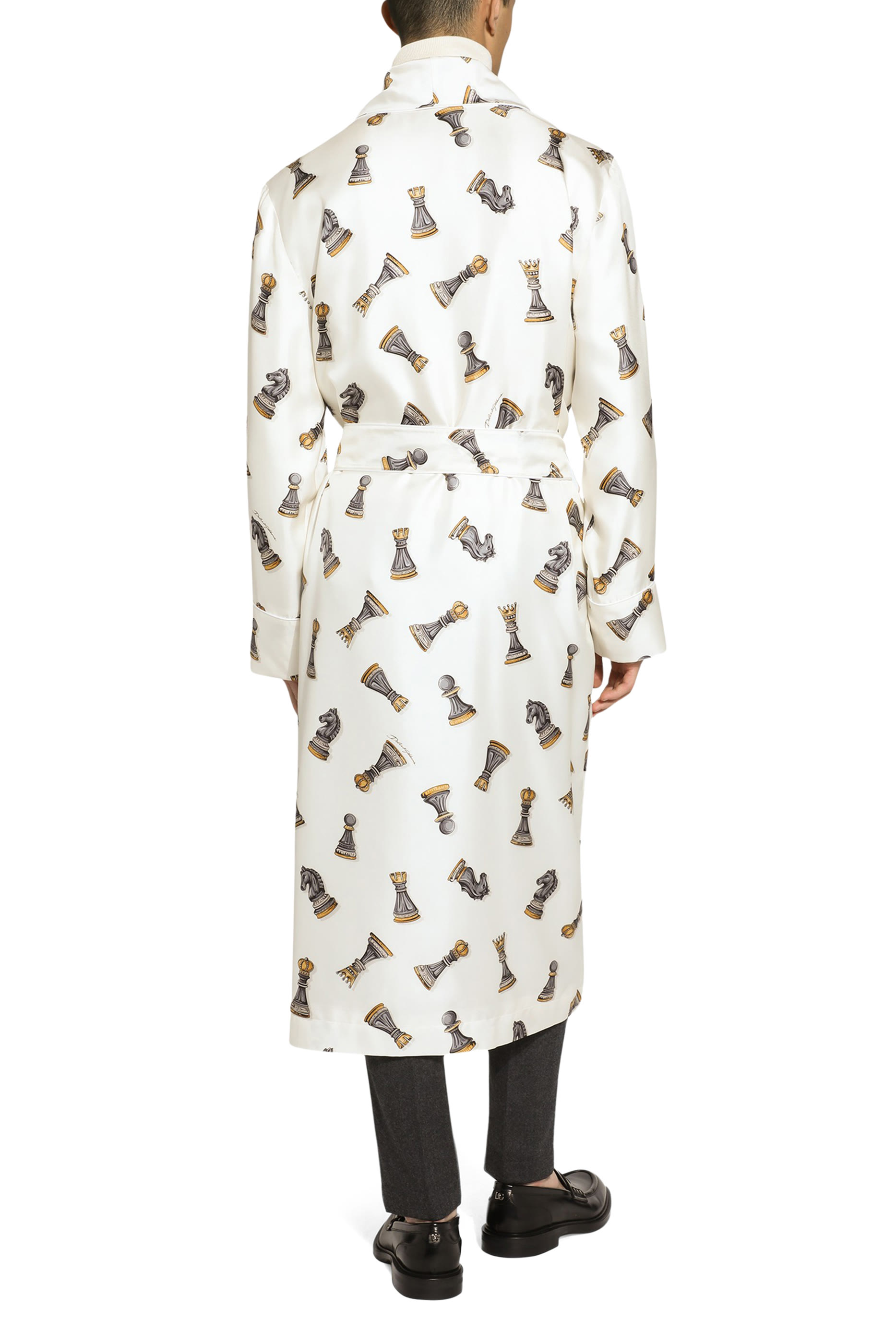 سترة بياقة عالية صوف