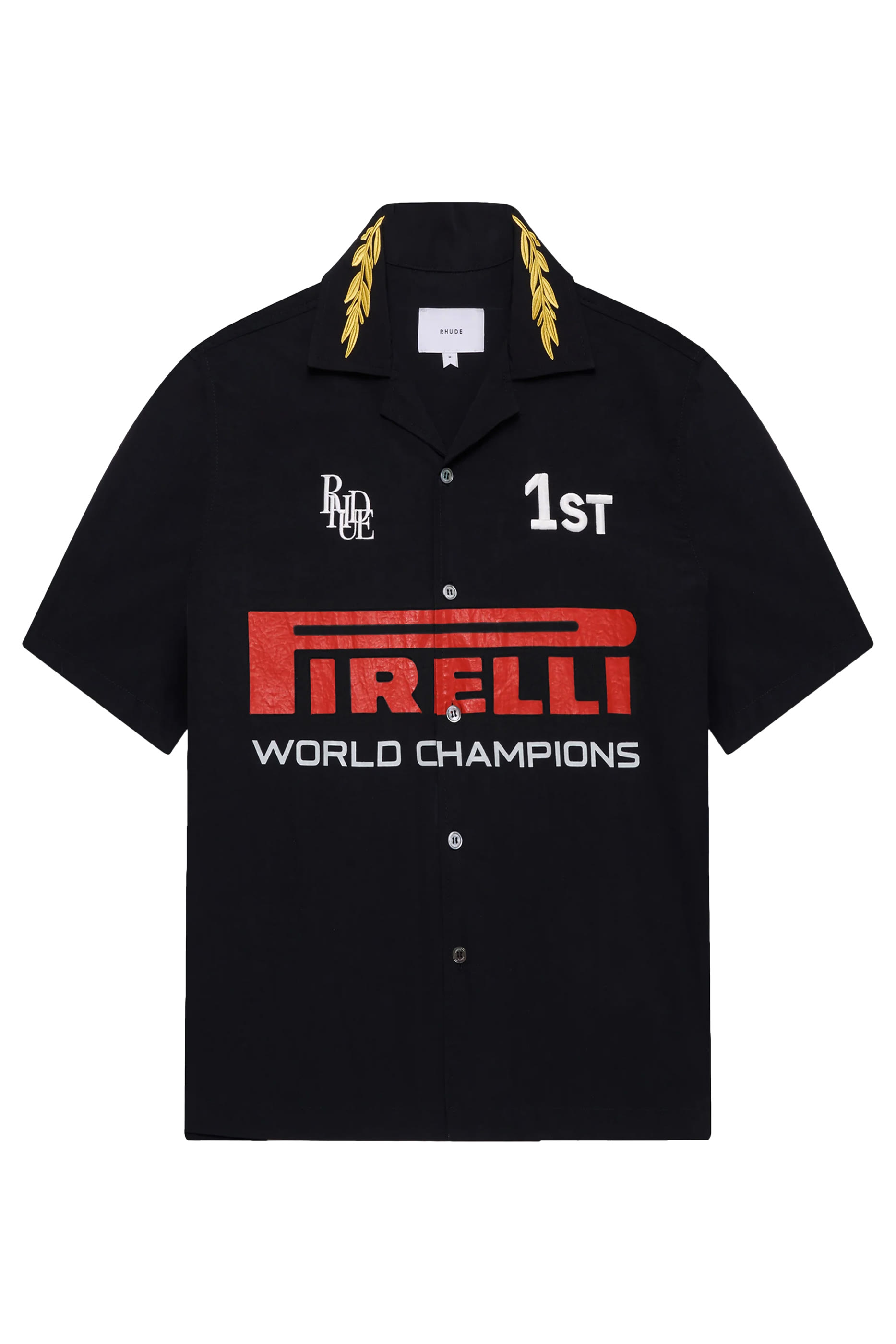 قميص بنقشة شعار الماركة