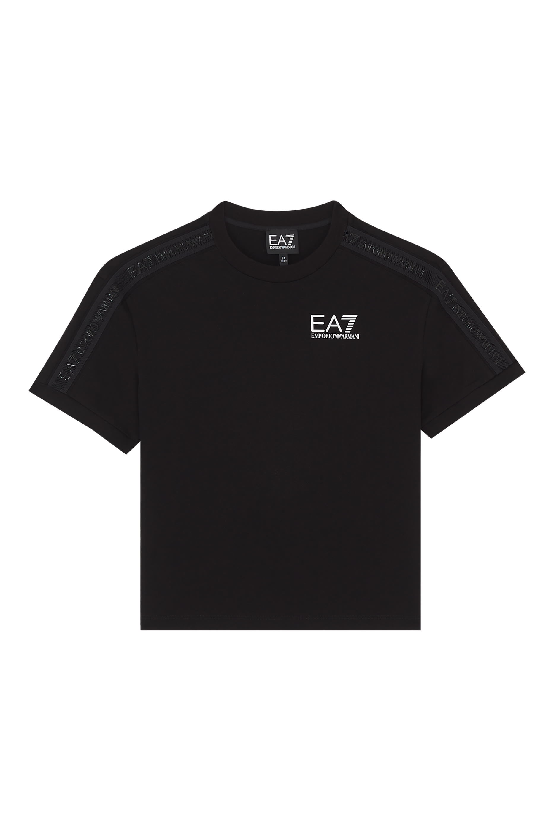 تيشيرت للأطفال بشريط شعار الماركة