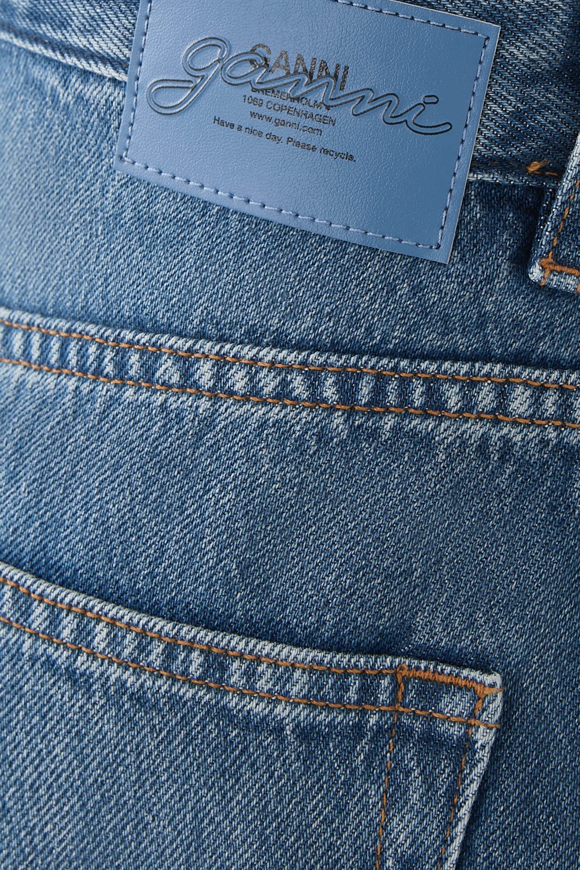 تنورة طويلة سوفت ريدجيد دنيم