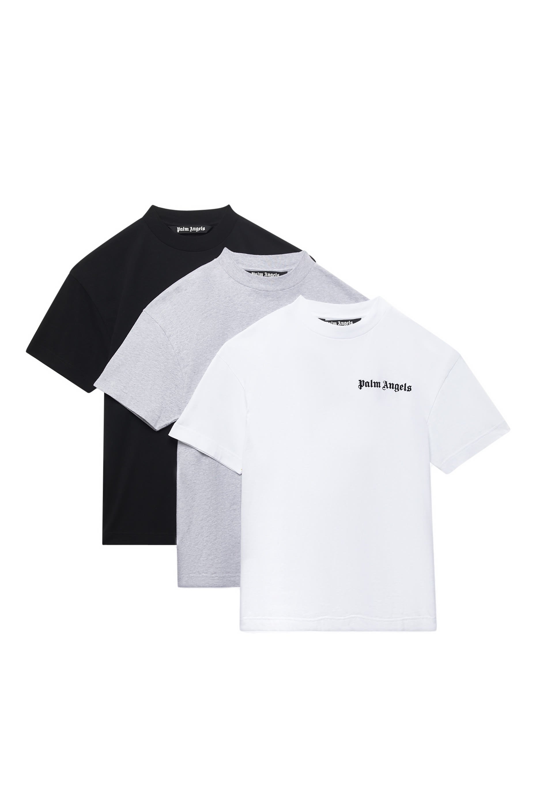 طقم تيشيرت بطبعة شعار الماركة 3 قطع