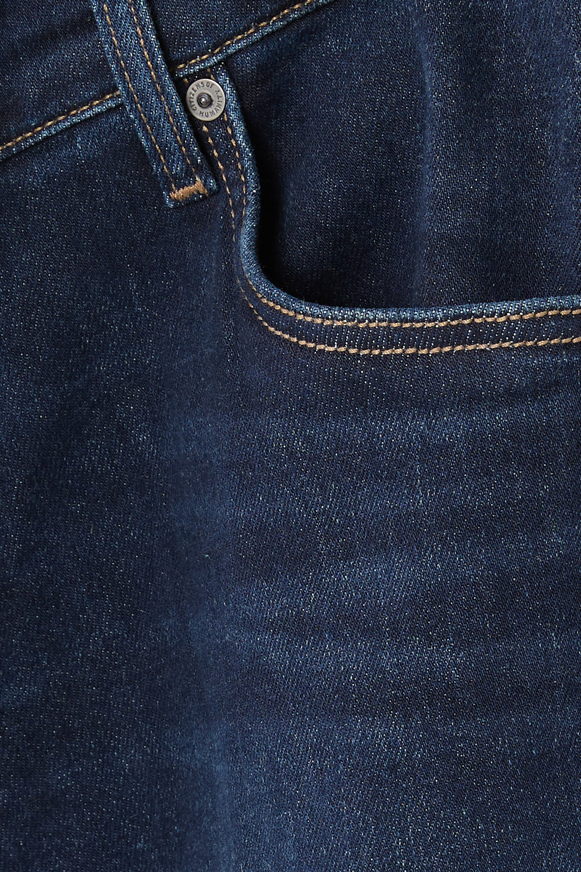 بنطال جينز لندن بقصة ضيقة من الأسفل دنيم وكشمير