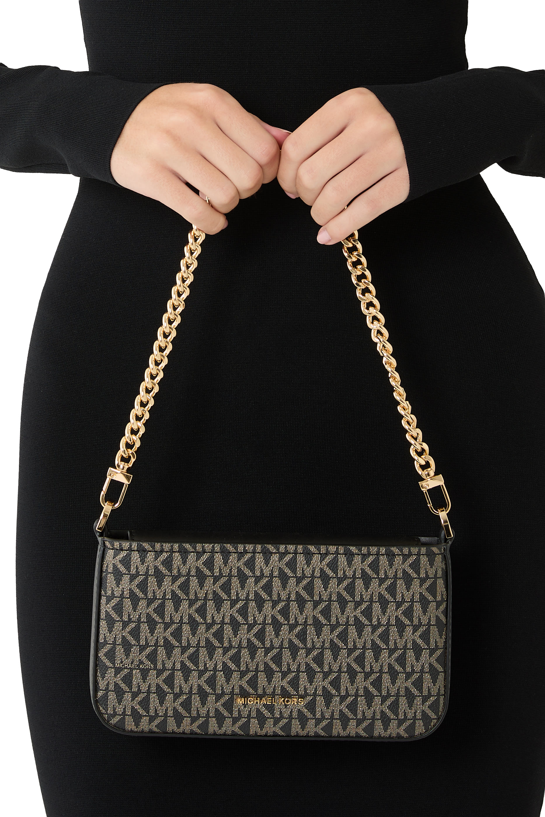 حقيبة بوشيت بريونت صغيرة بشعار الماركة قابلة للتعديل