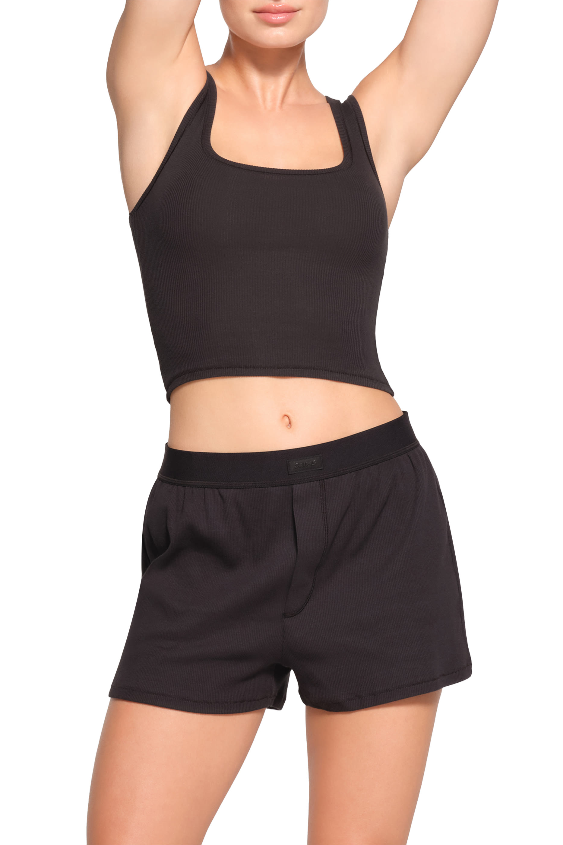 بوكسر مضلع بقصة فضفاضة قطن