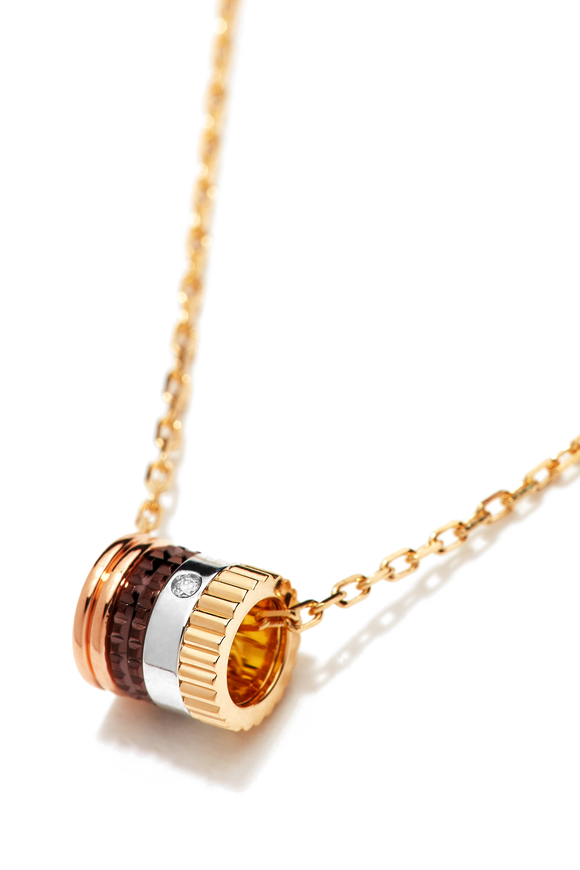 قلادة كاتر كلاسيك صغيرة بدلاية خواتم