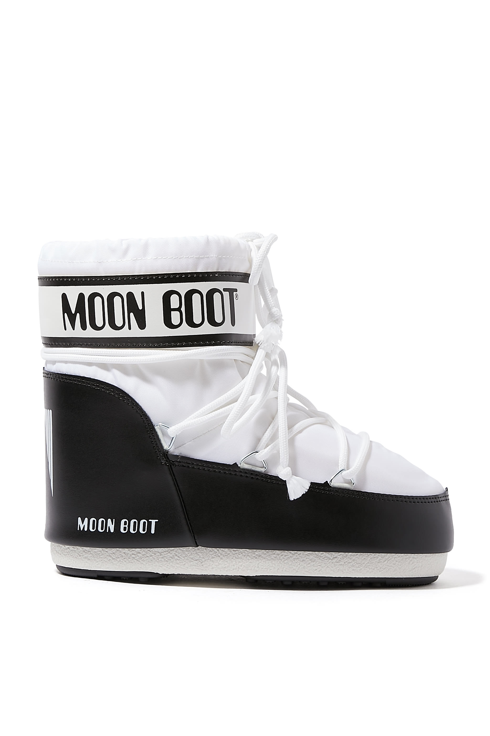 حذاء بوت بطول الكاحل بشعار الماركة نايلون