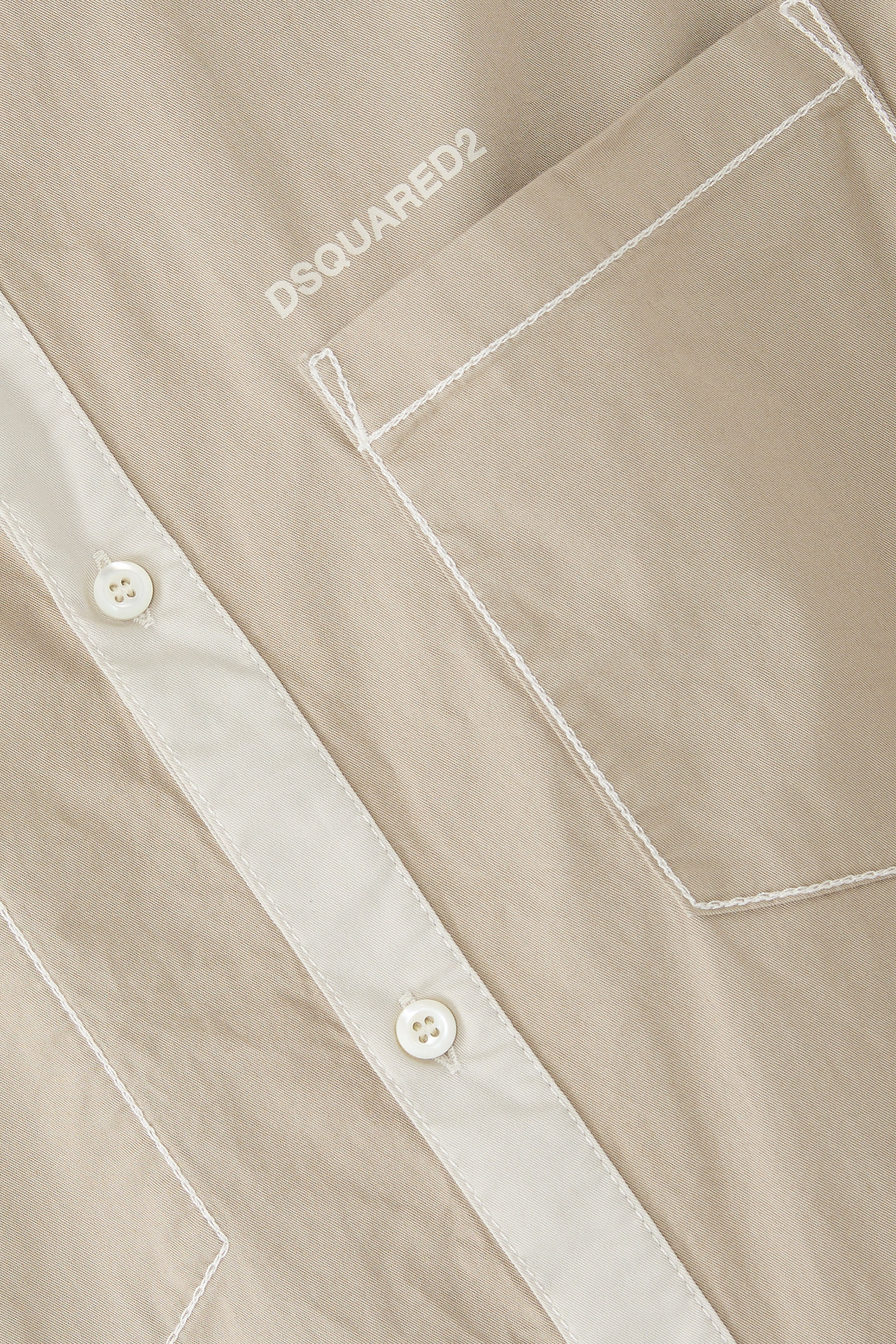 قميص إنسايد اوت بأكمام قصيرة