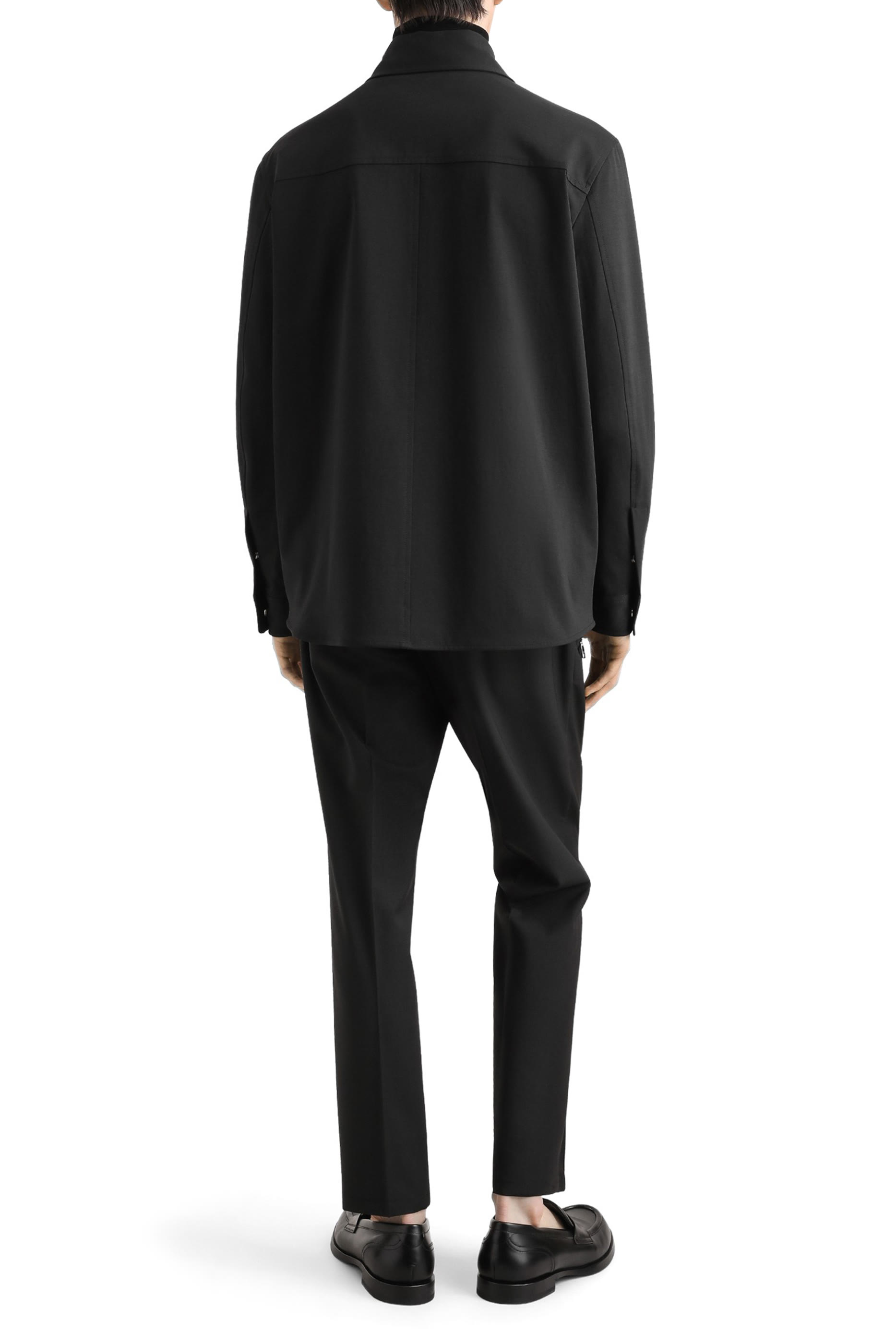 قميص برقعة شعار الماركة قماش معالج