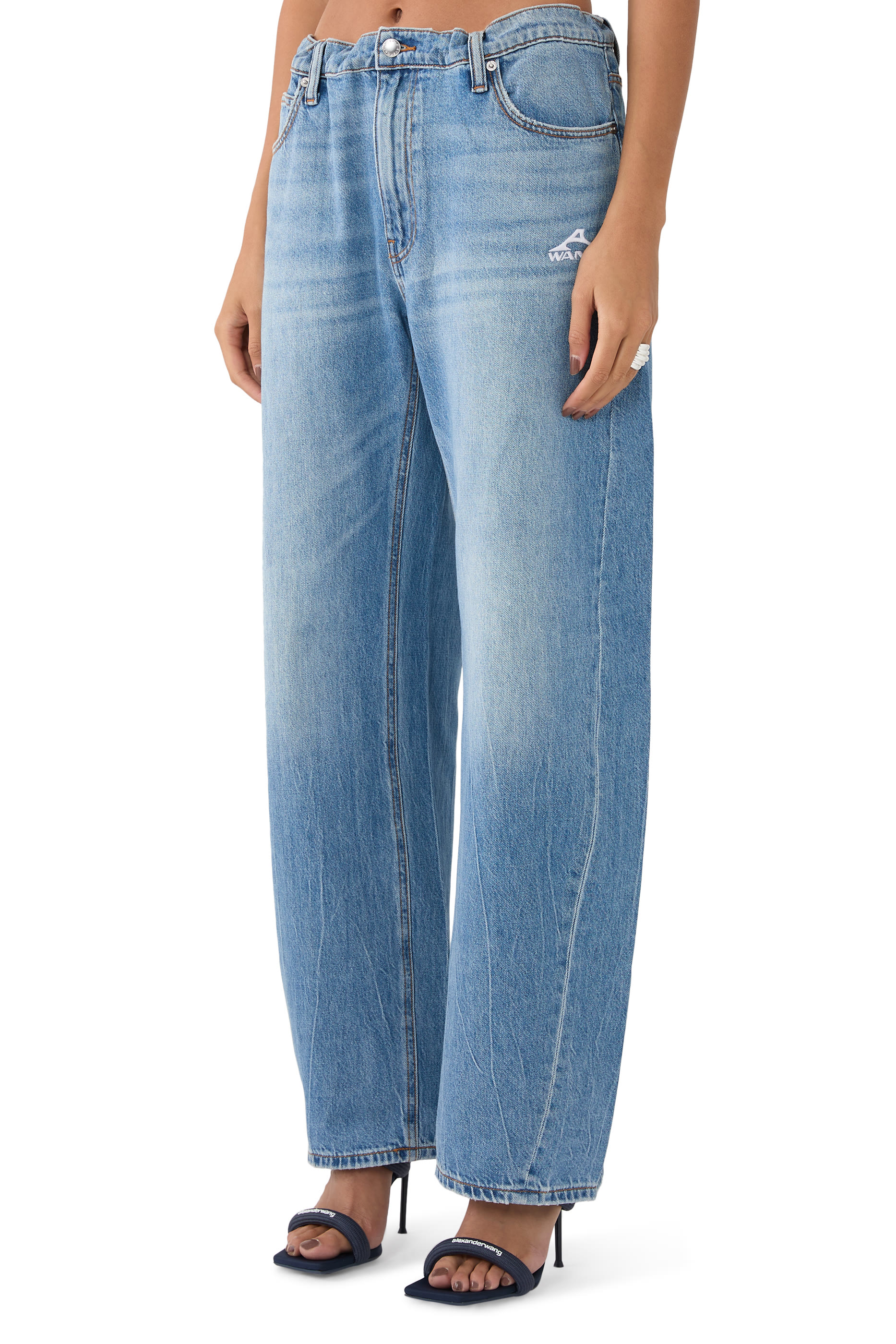 بنطال رياضي ريجين بخمسة جيوب دنيم