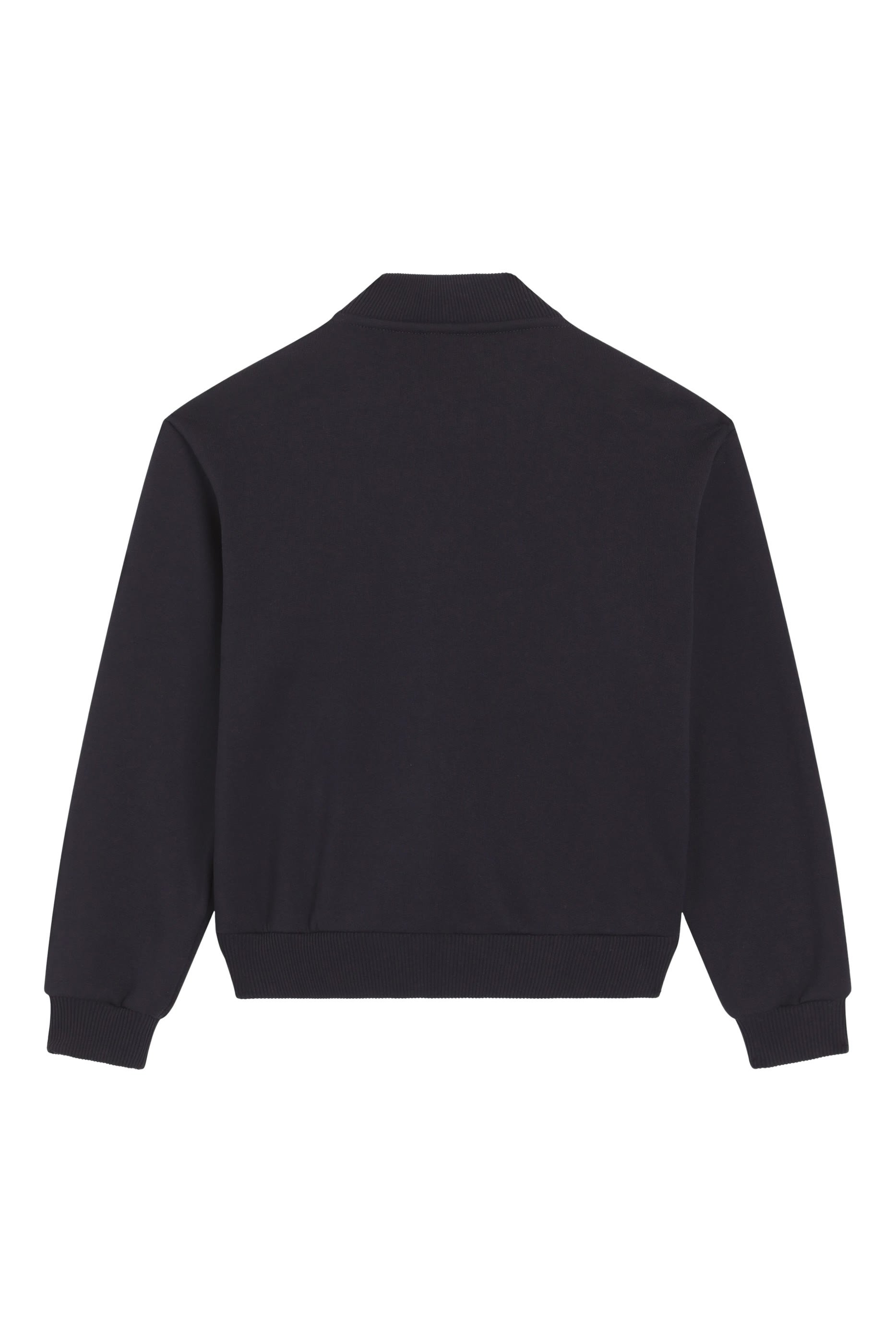 سويت شيرت بسحاب مزين برقعة للأطفال