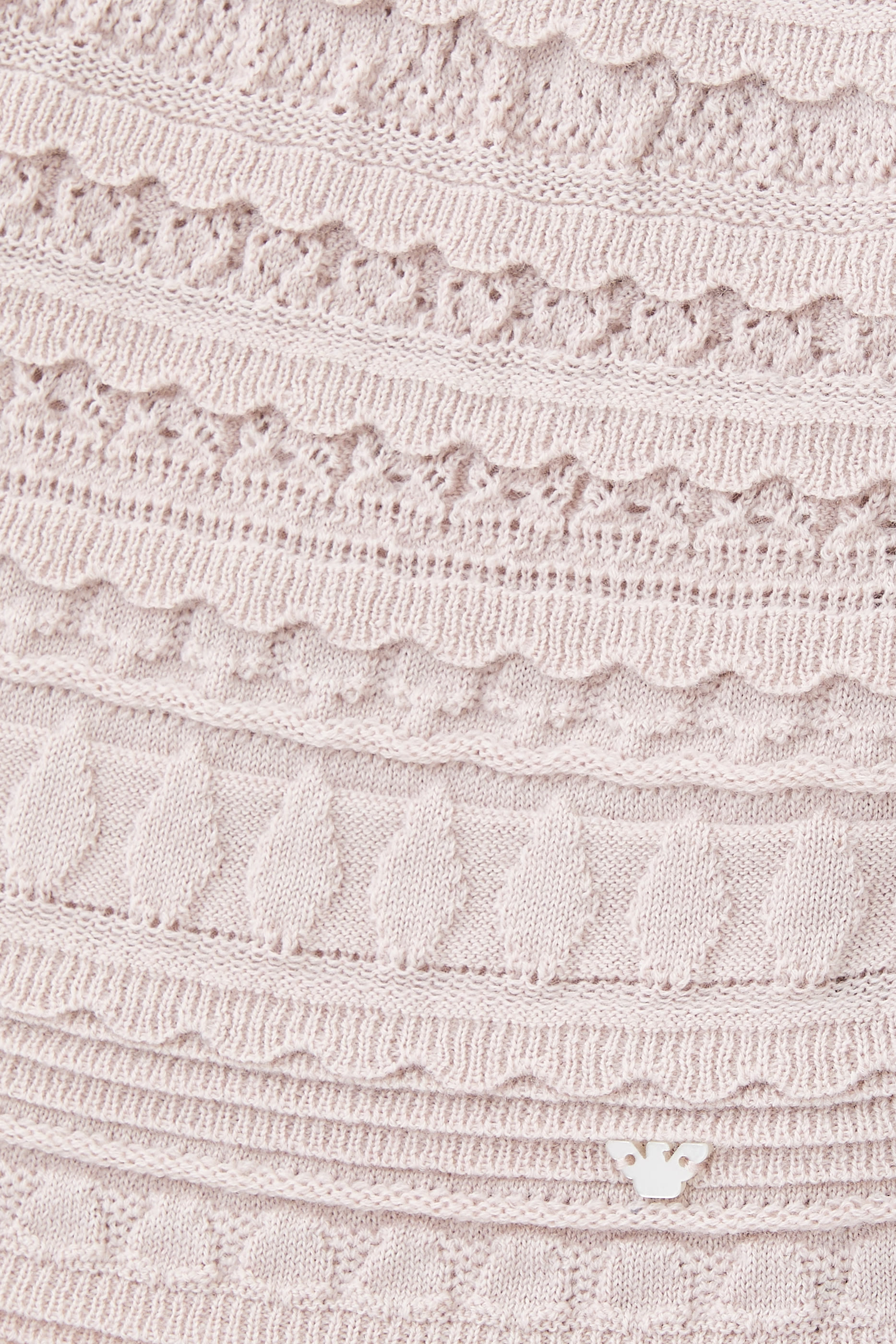 فستان منسوج من مزيج صوف مع كشكشة صغير