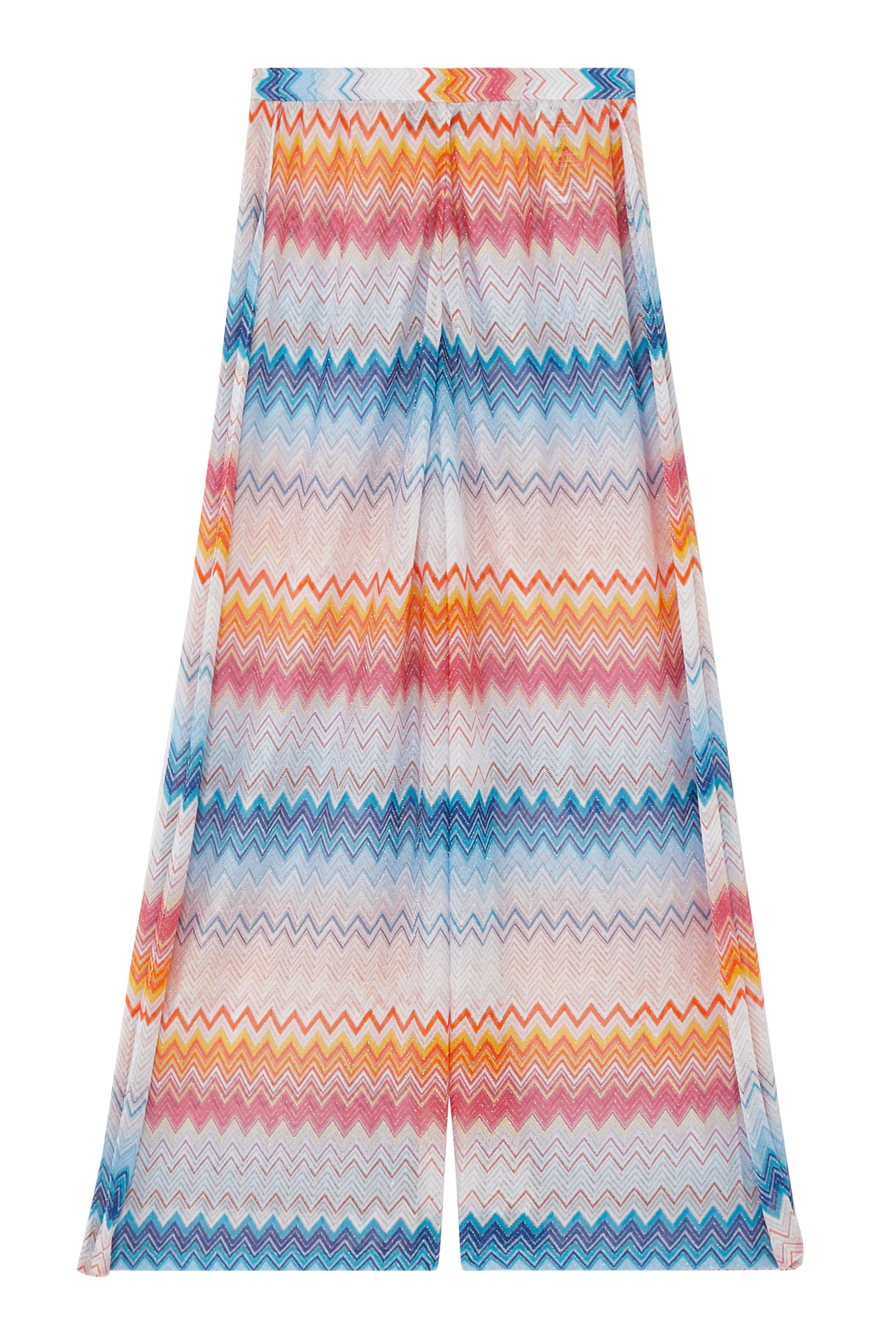 بنطال ماري بقصة ساق واسعة بخطوط متعرجة راشيل لوريكس