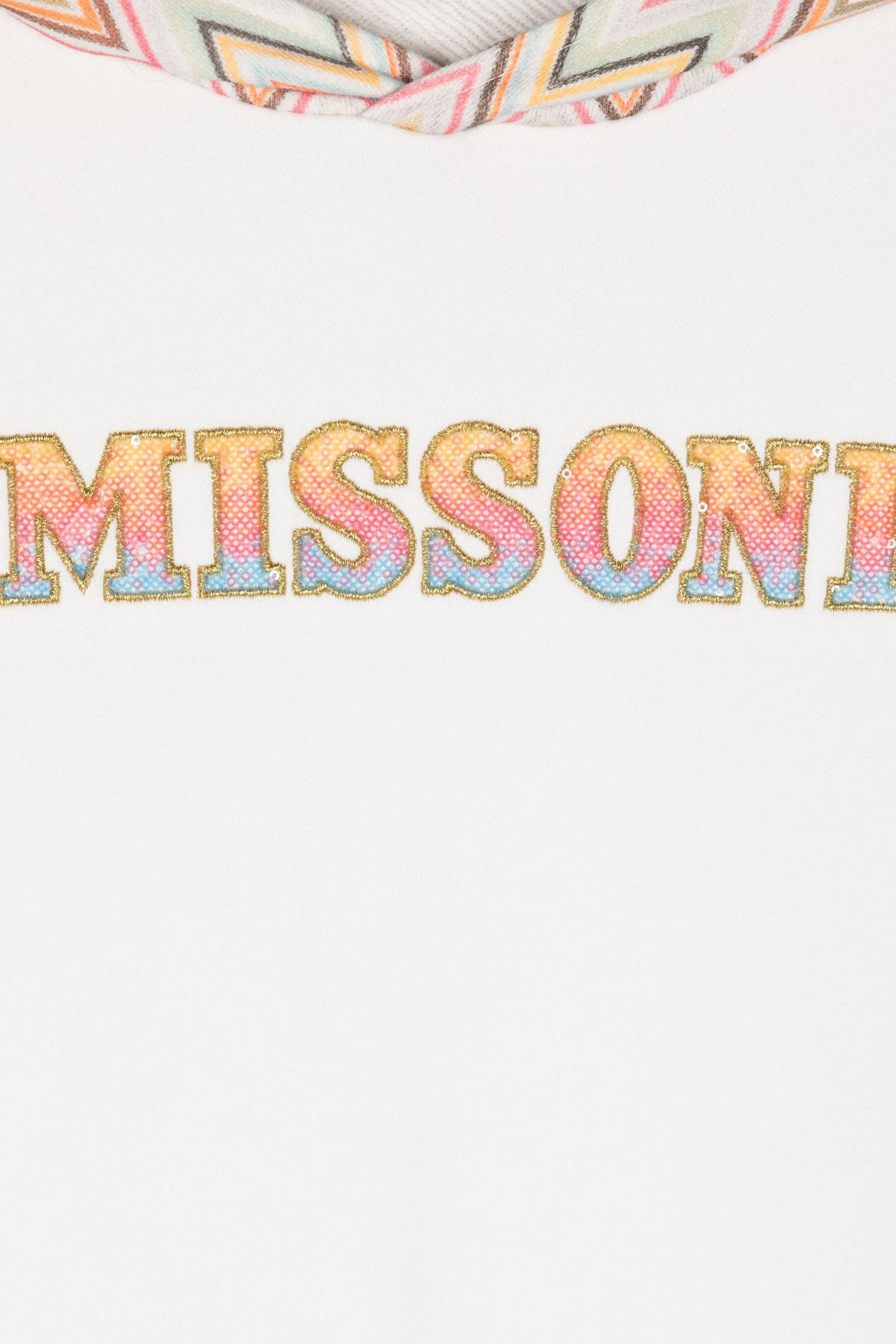 هودي بشعار الماركة بنقشة متعرجة للأطفال