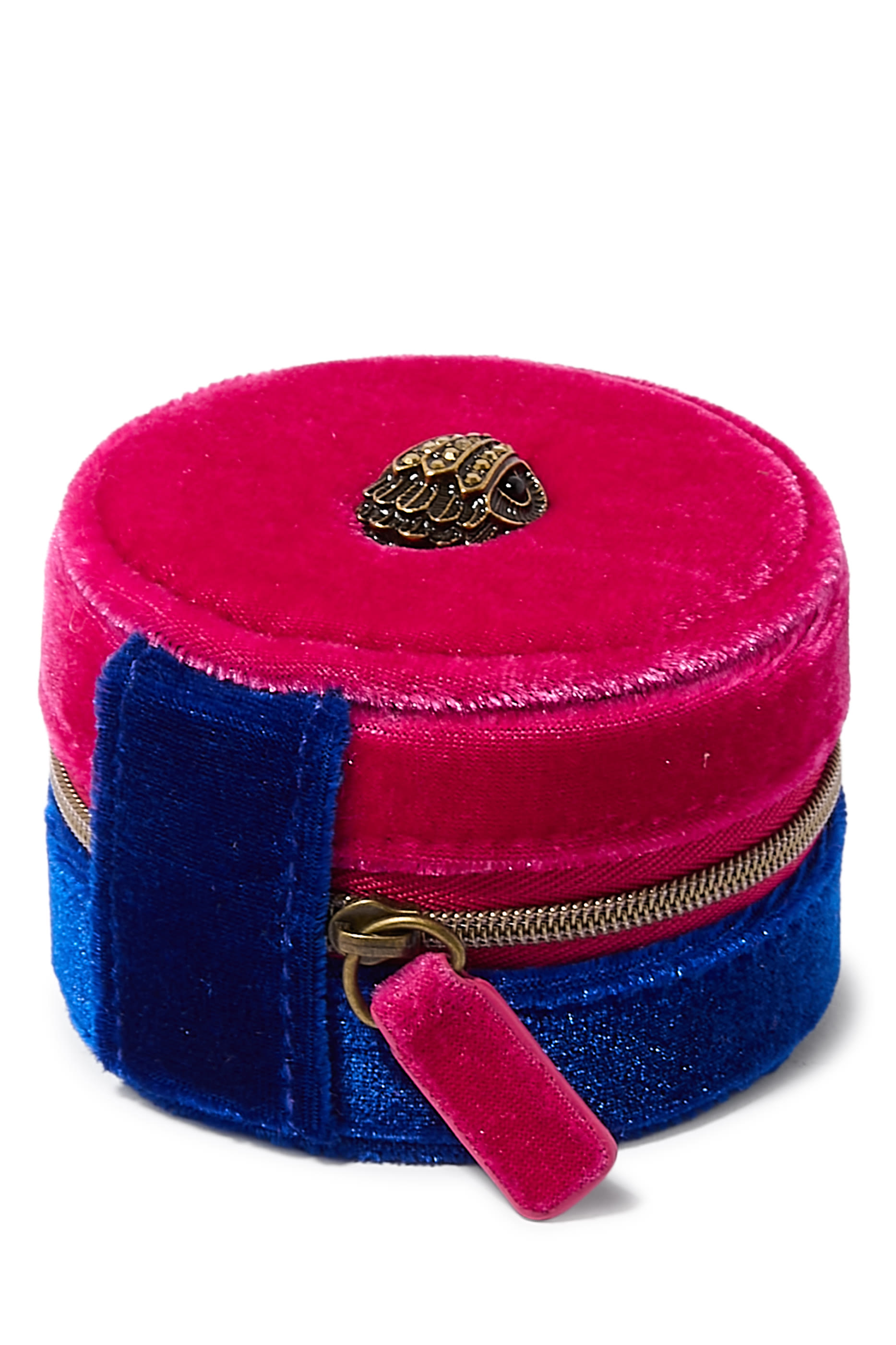 علبة مجوهرات دائرية صغيرة