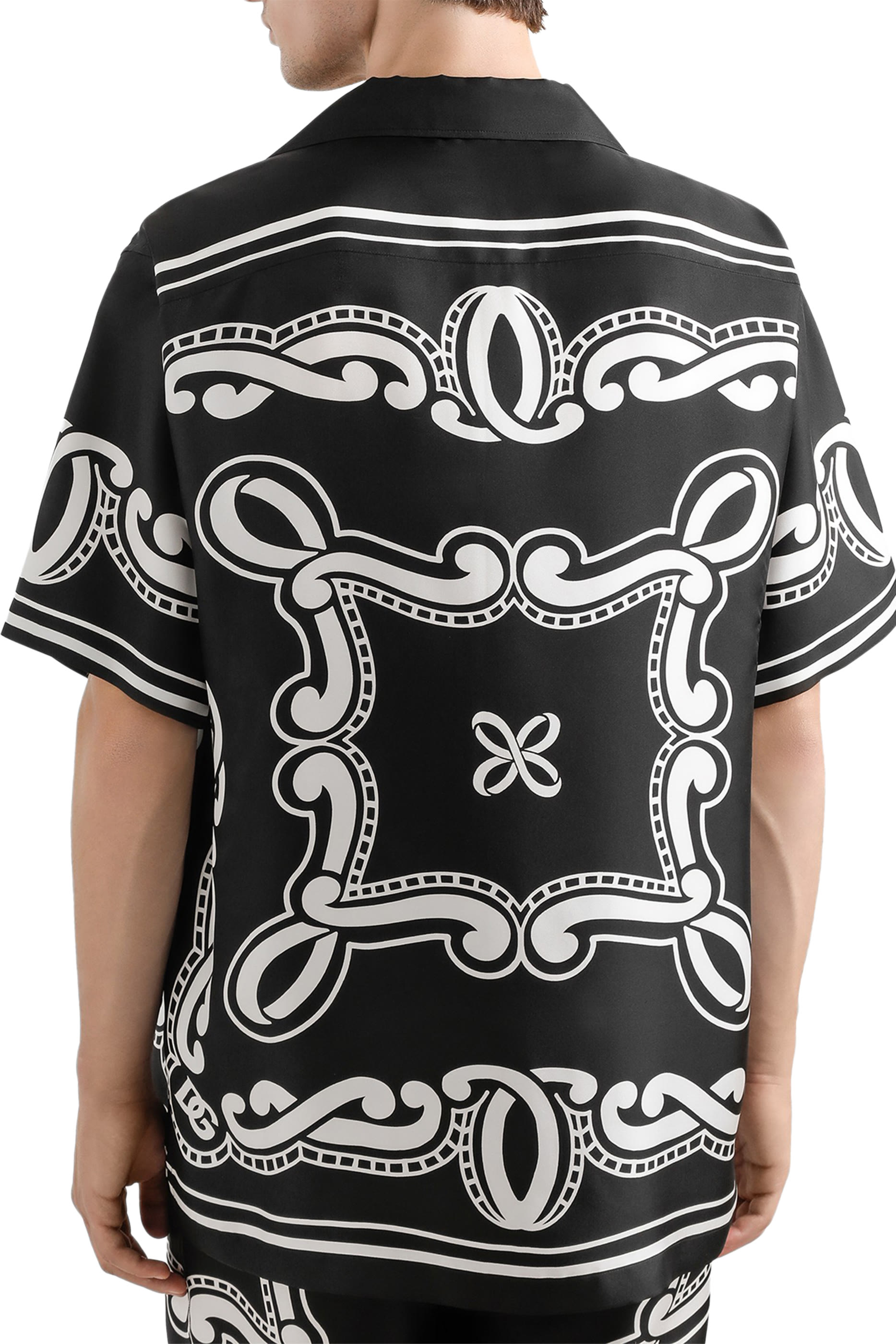 قميص بطبعة باندانا حرير