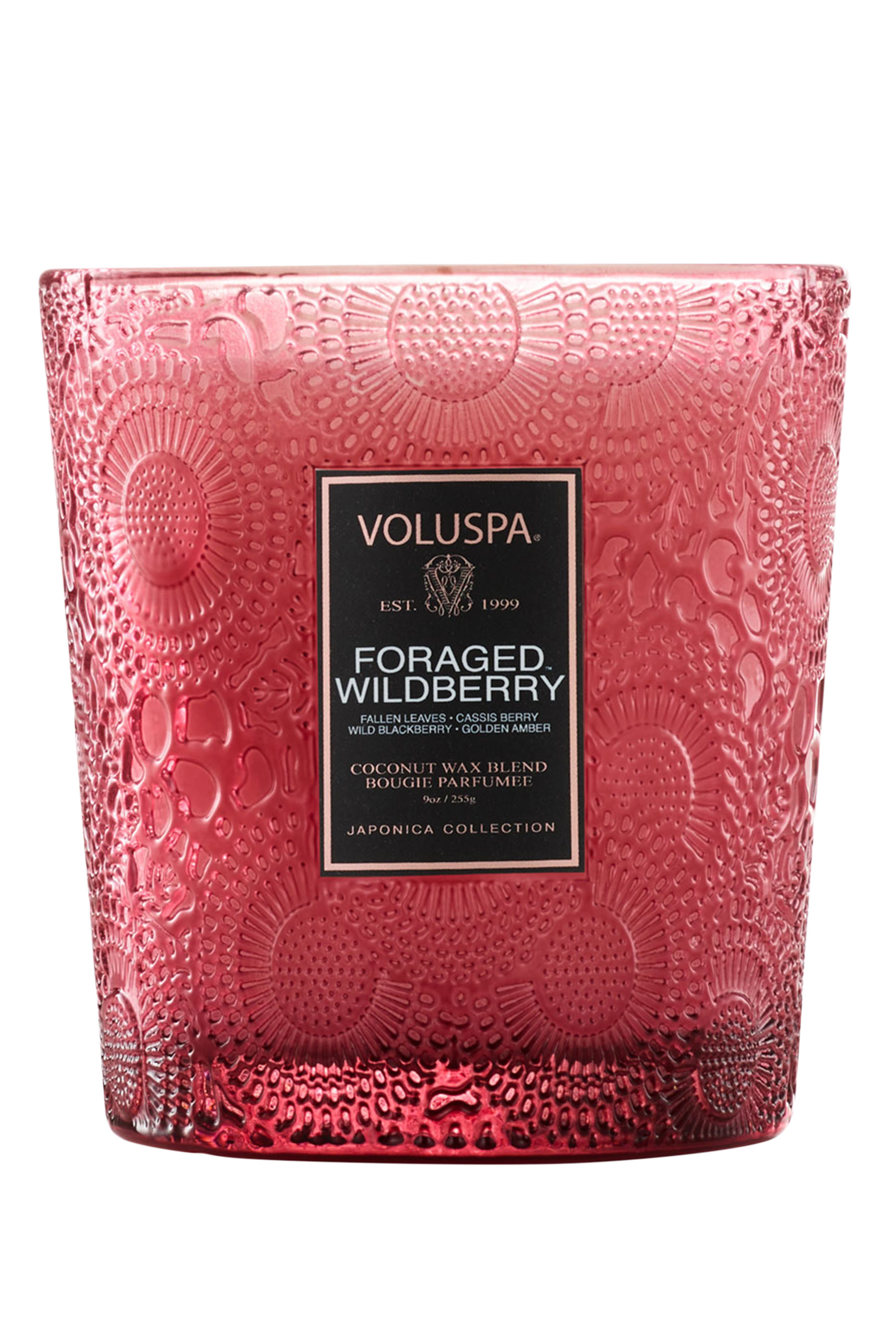 شمعة فوراجد وايلدبيري في وعاء فاخر