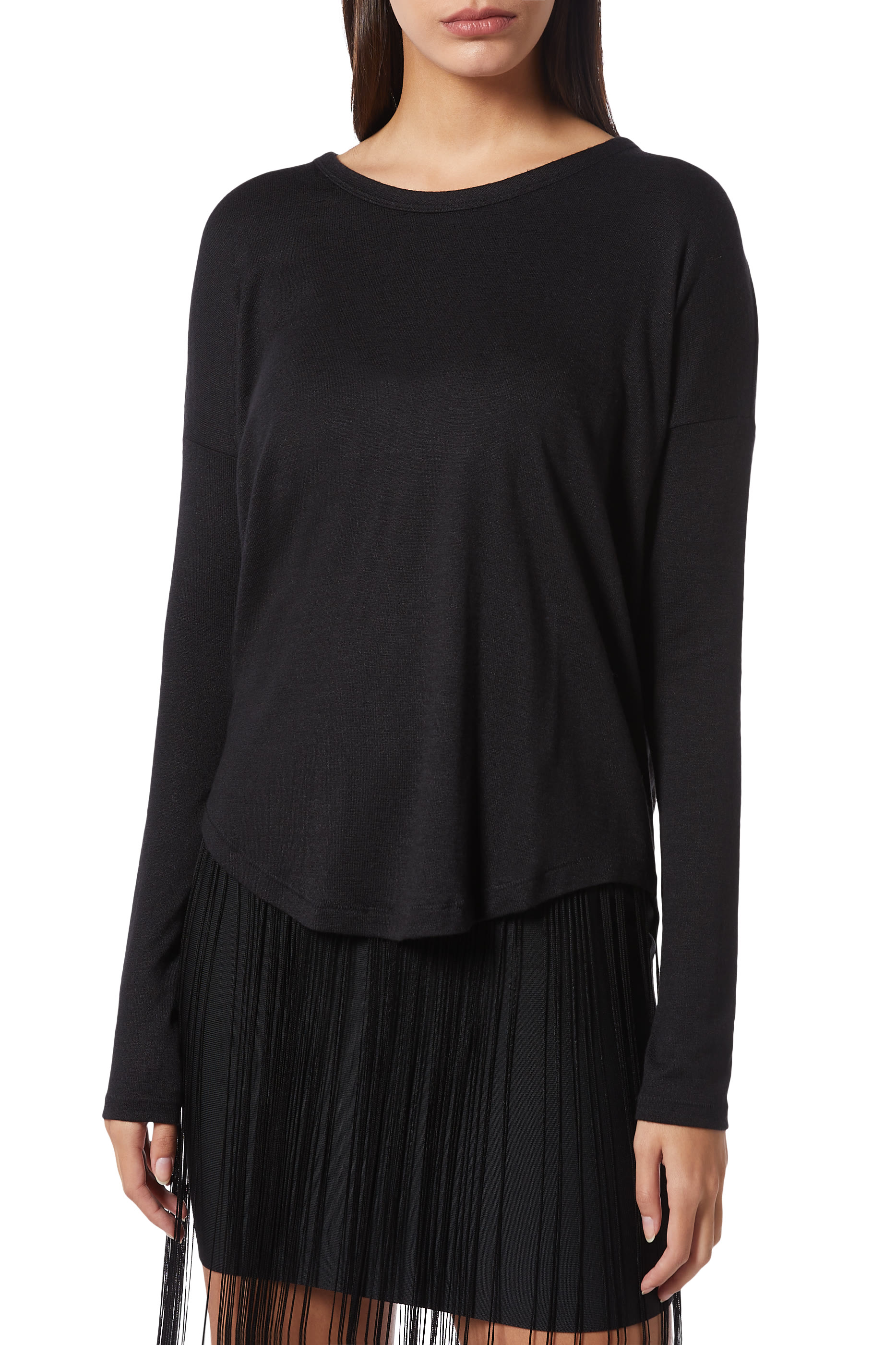 تي شيرت هدسون بأكمام طويلة