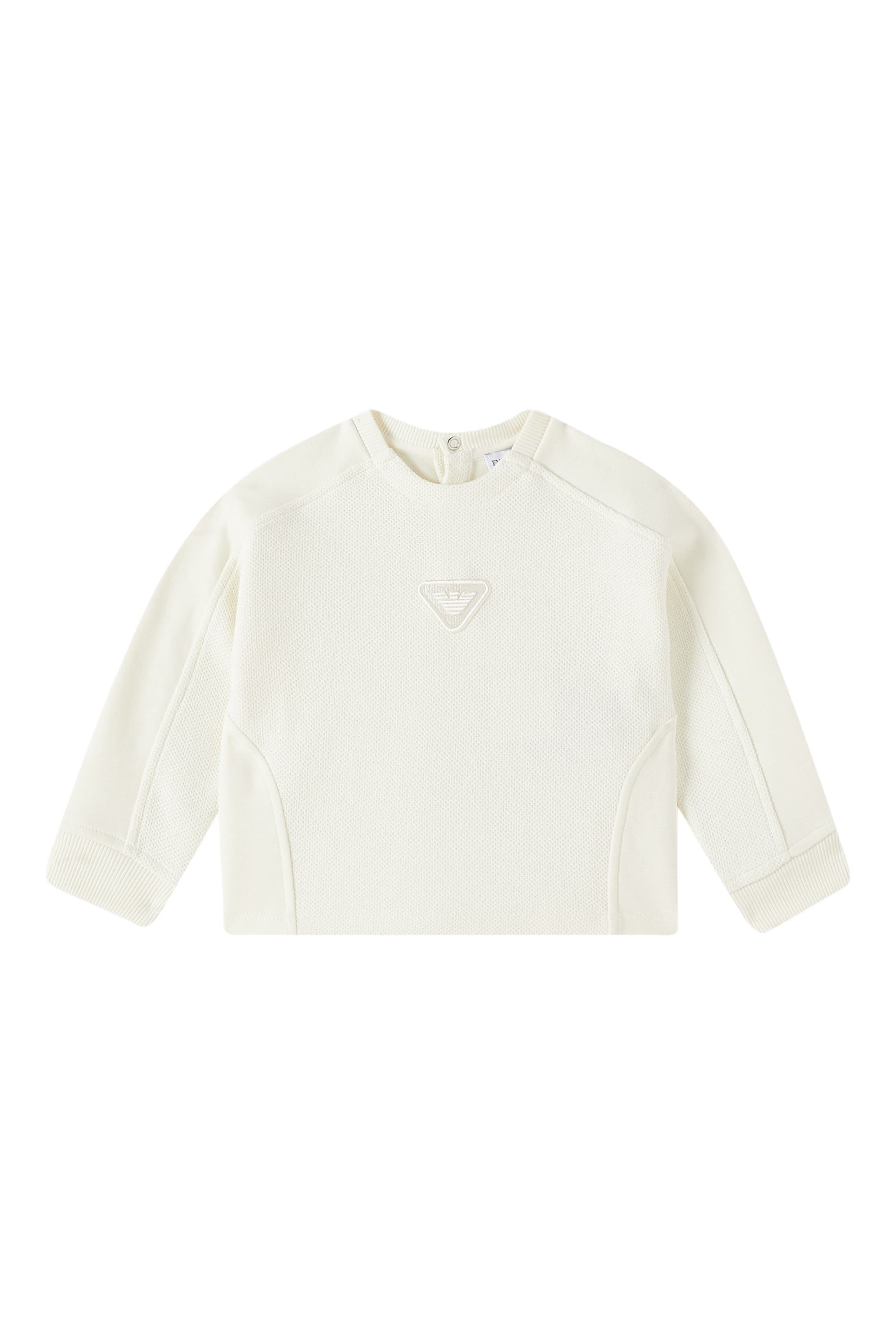 سويت شيرت بشعار الماركة صوف للأطفال