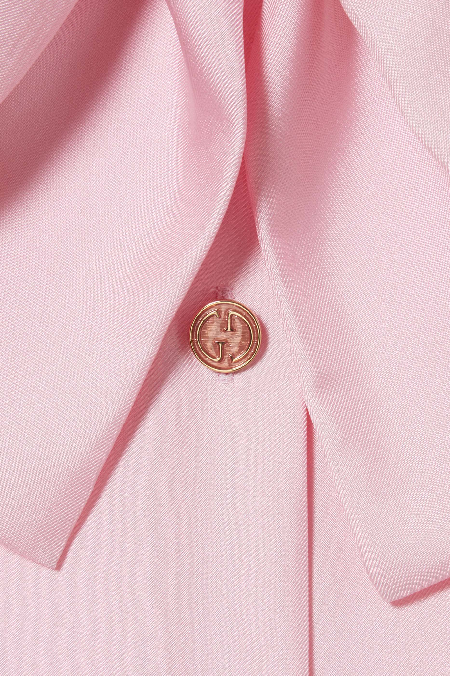 قميص بربطة فيونكة ذاتية حرير تويل