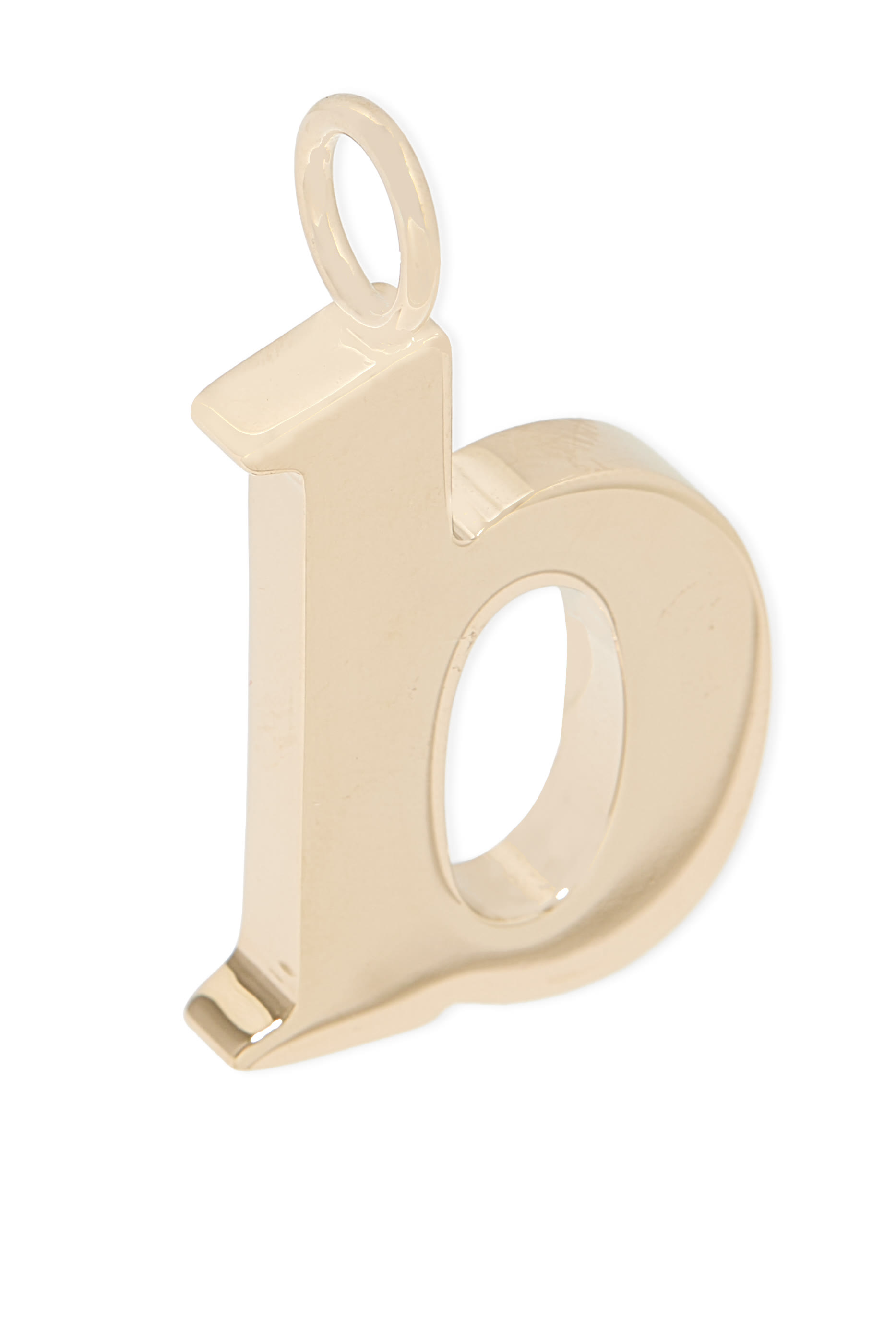 حلية بتصميم حرف b، نحاس