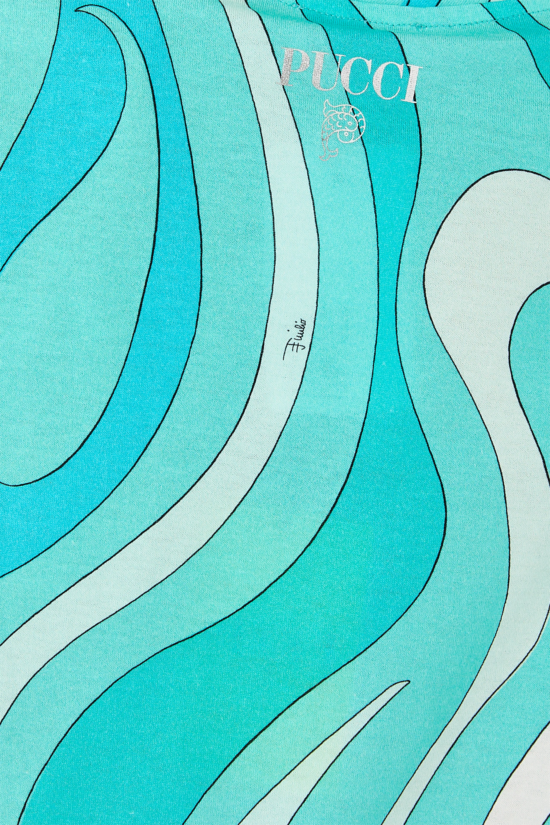 بلوزة قصيرة بطبعة مارمو