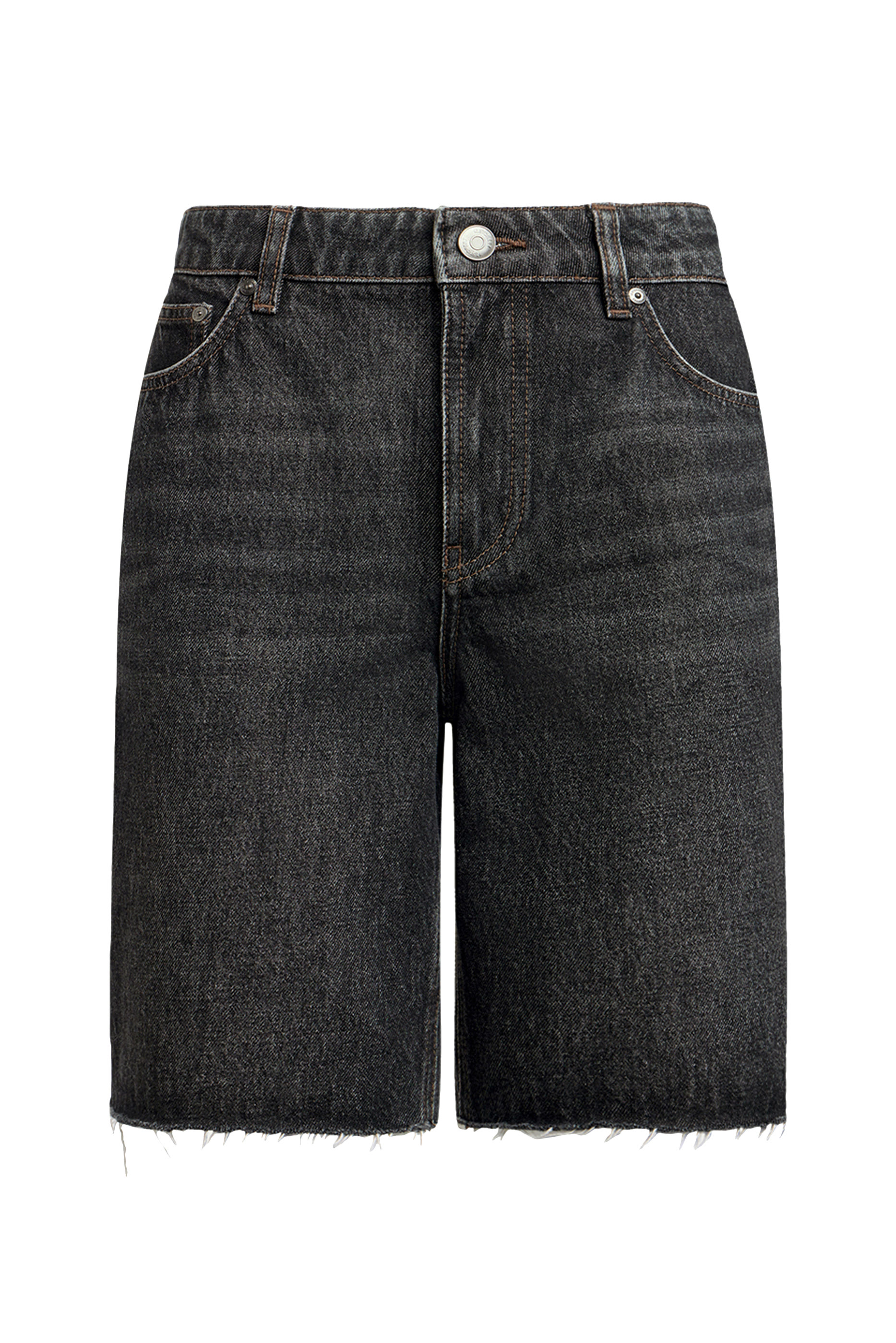 شورت بقصة ضيقة دنيم