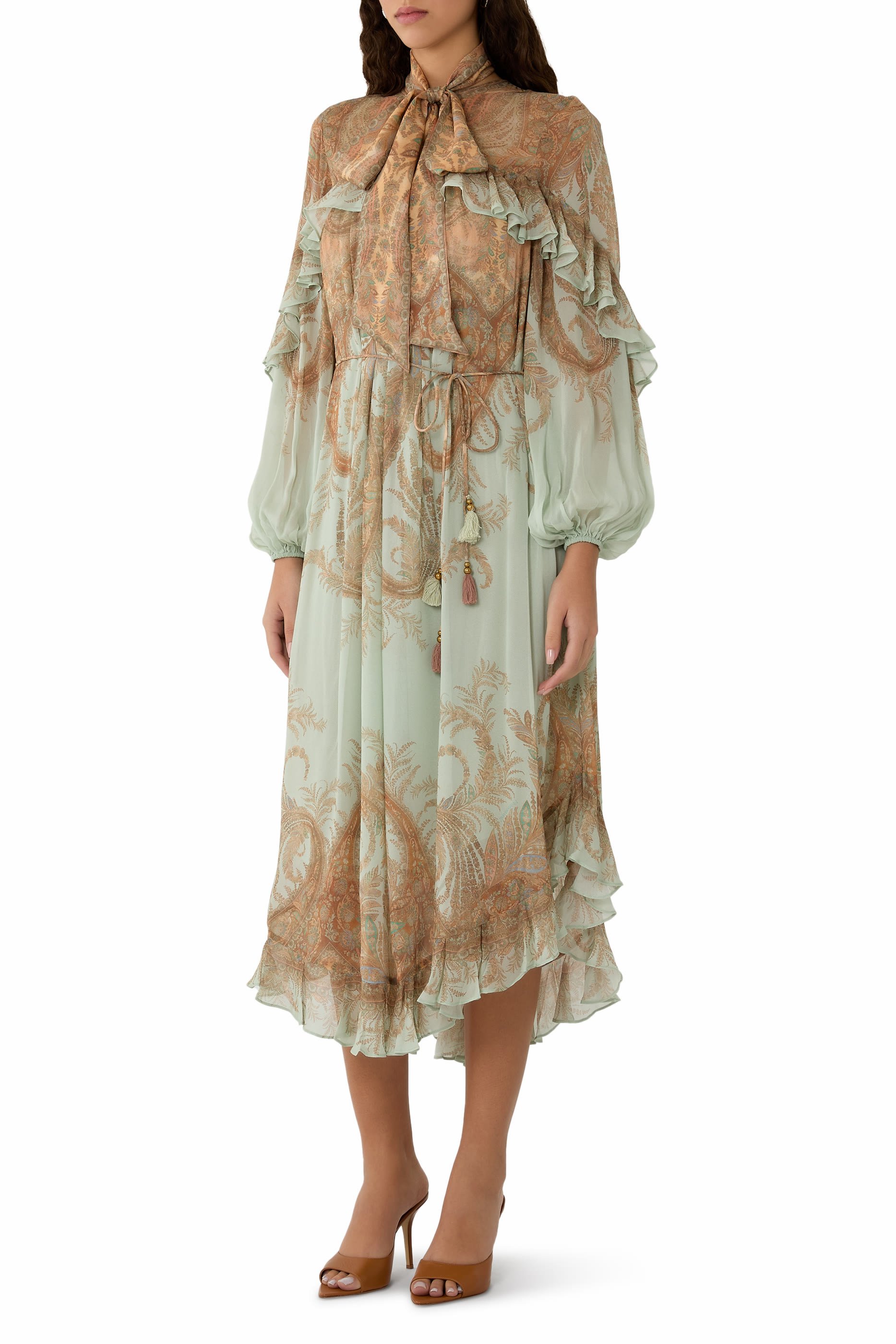 Memento Flutter Midi Dress