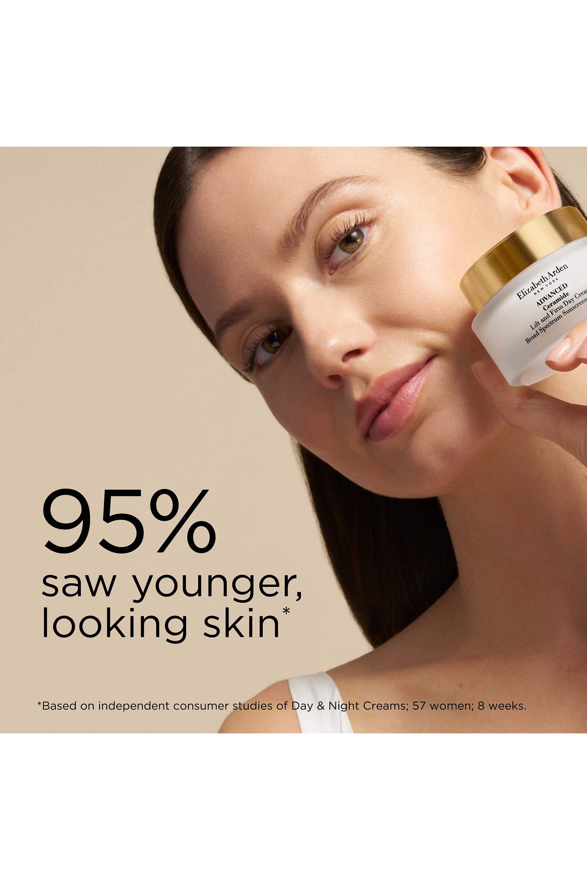 كريم نهاري بالسيراميد المتطور لشد البشرة