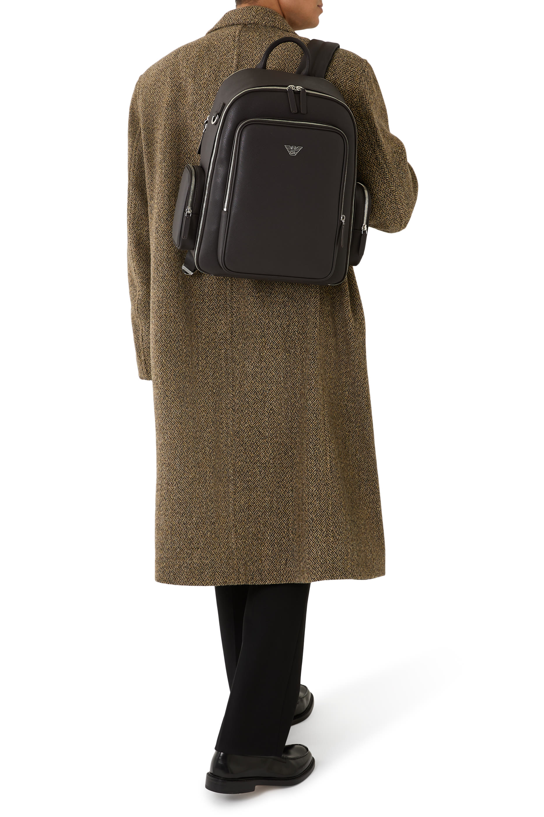 حقيبة ظهر بشعار النسر نايلون