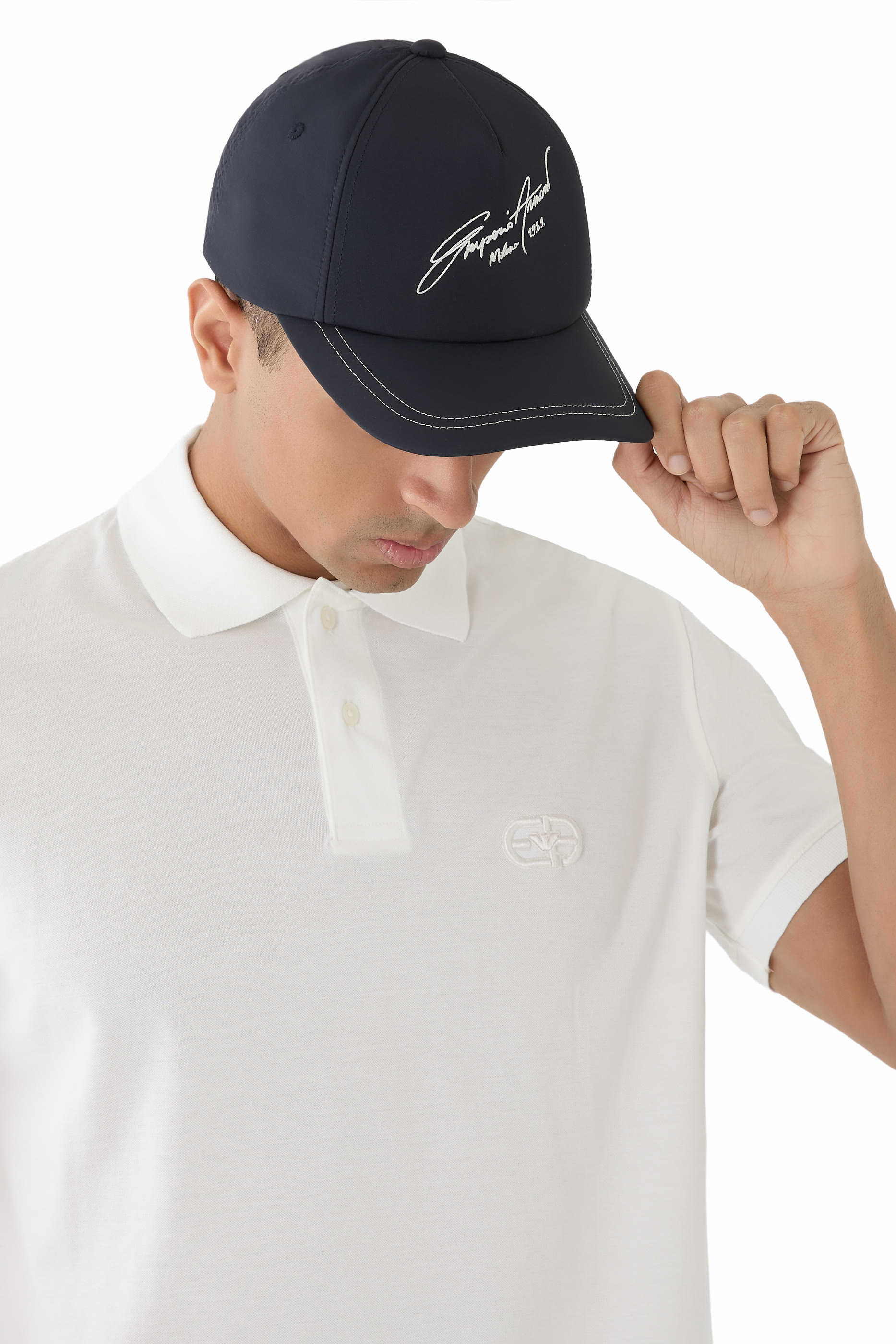 كاب بيسبول مزيج حرير ونايلون