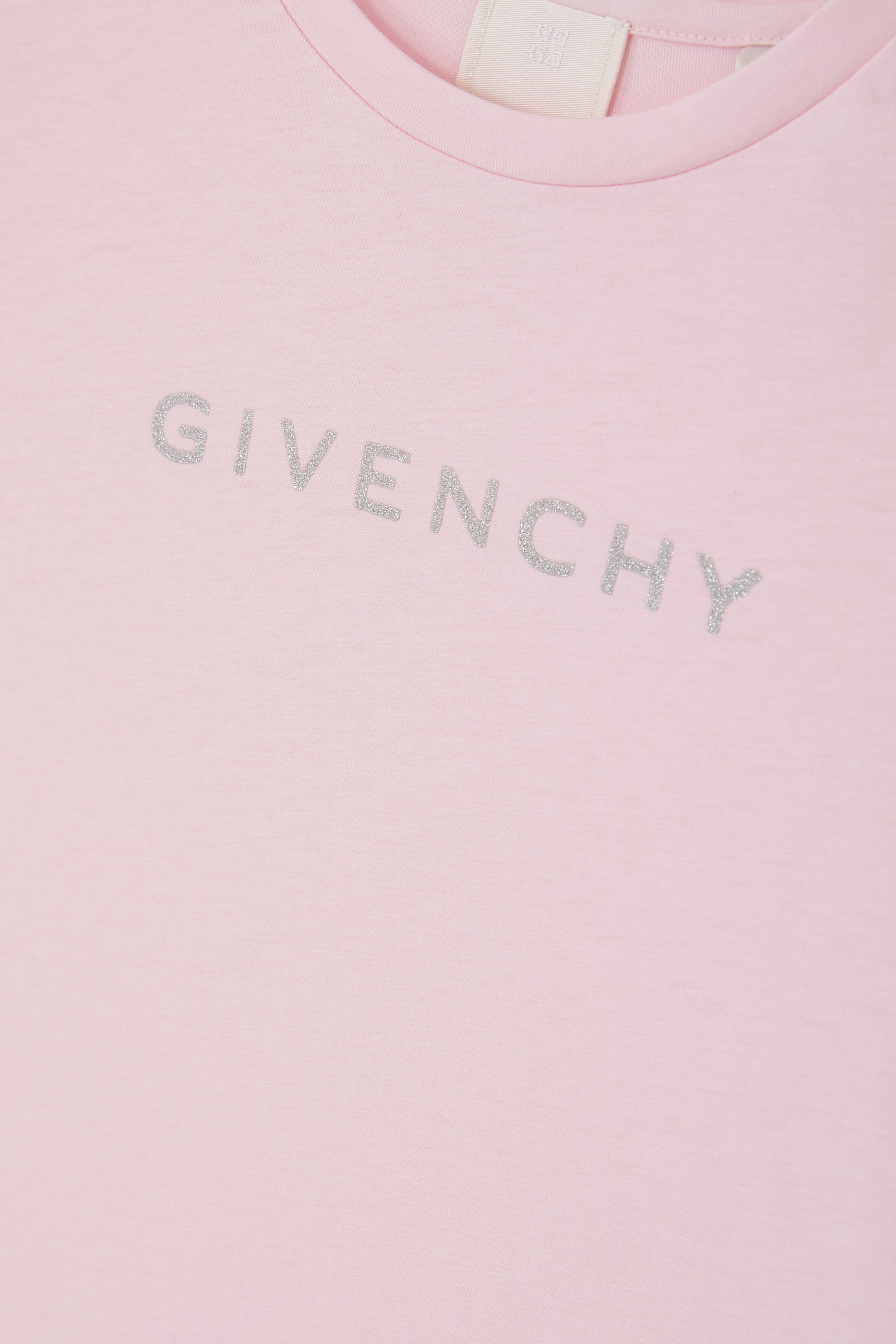 تيشيرت بأكمام مزينة بكشكش قطن للأطفال