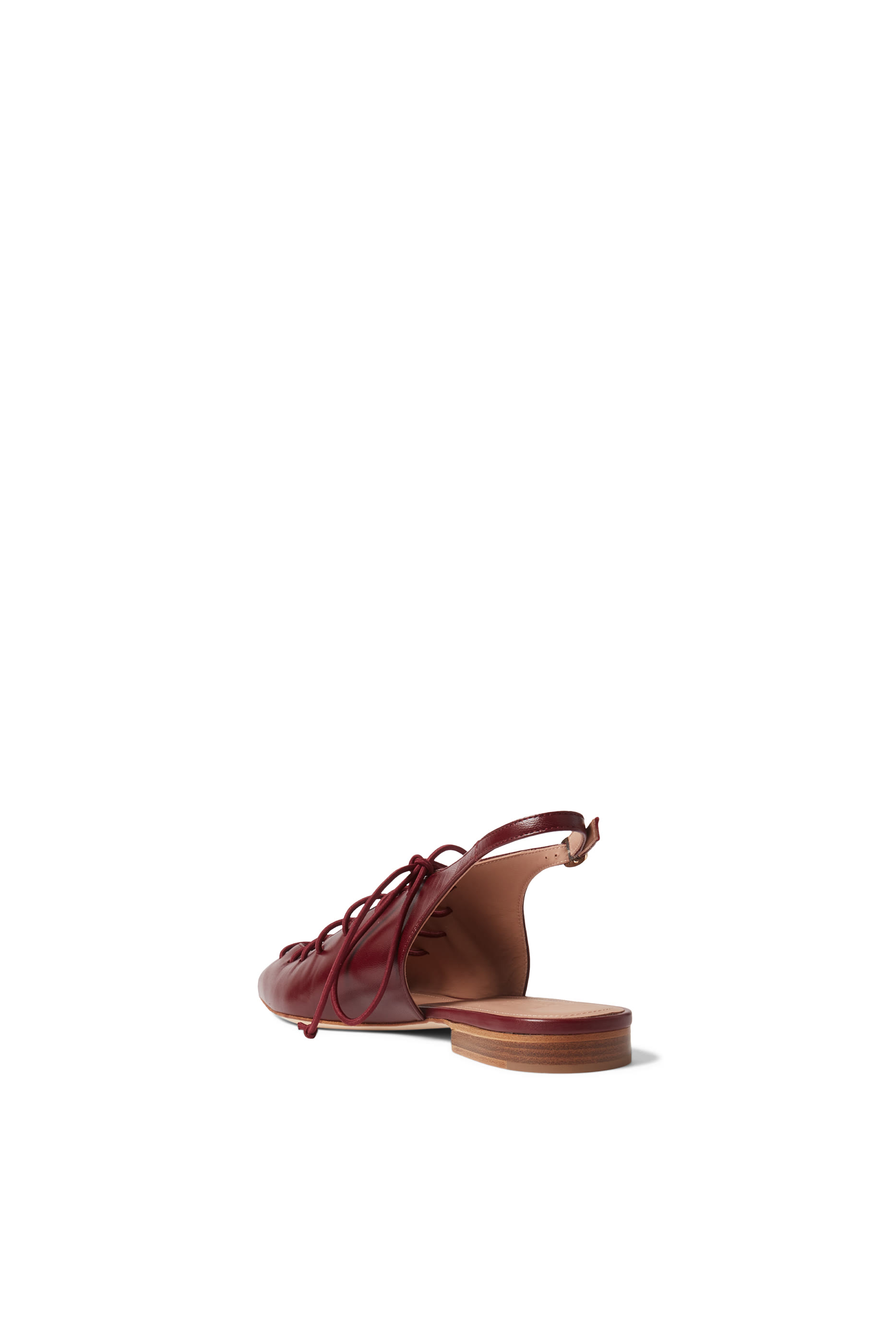 حذاء علياء 10 مفتوح من الخلف جلد نابا