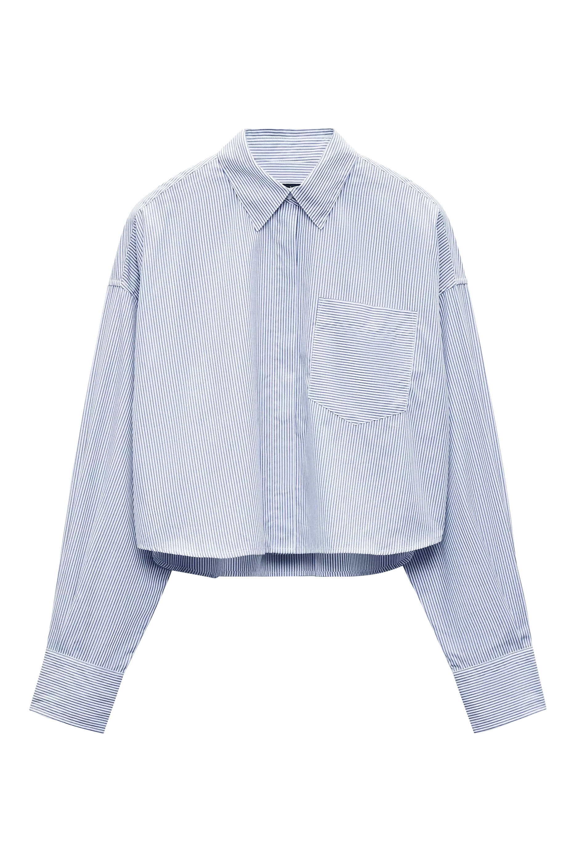 قميص مارين مخطط بقصة قصيرة