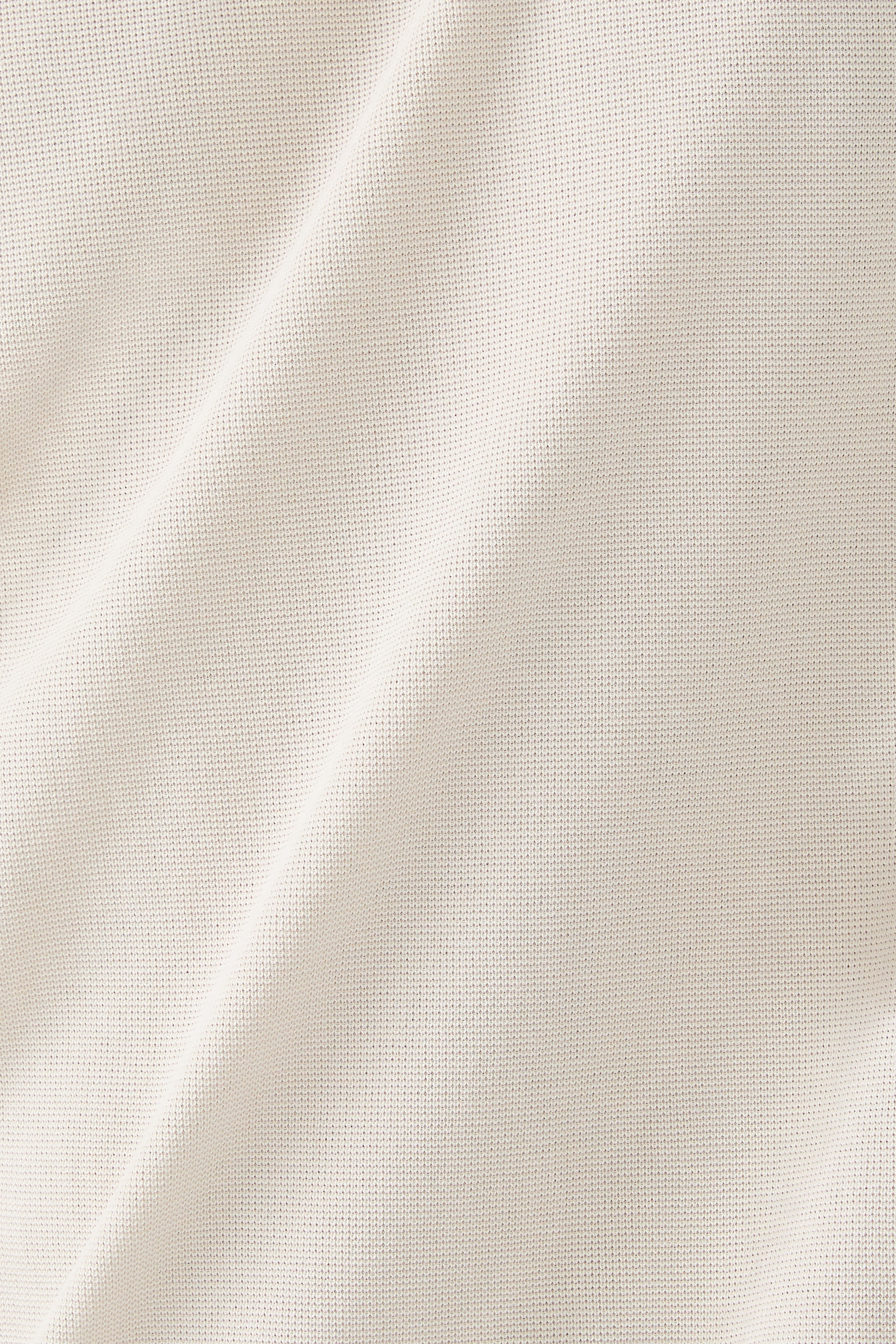 تيشيرت ميكرو وافل بياقة مزدوجة