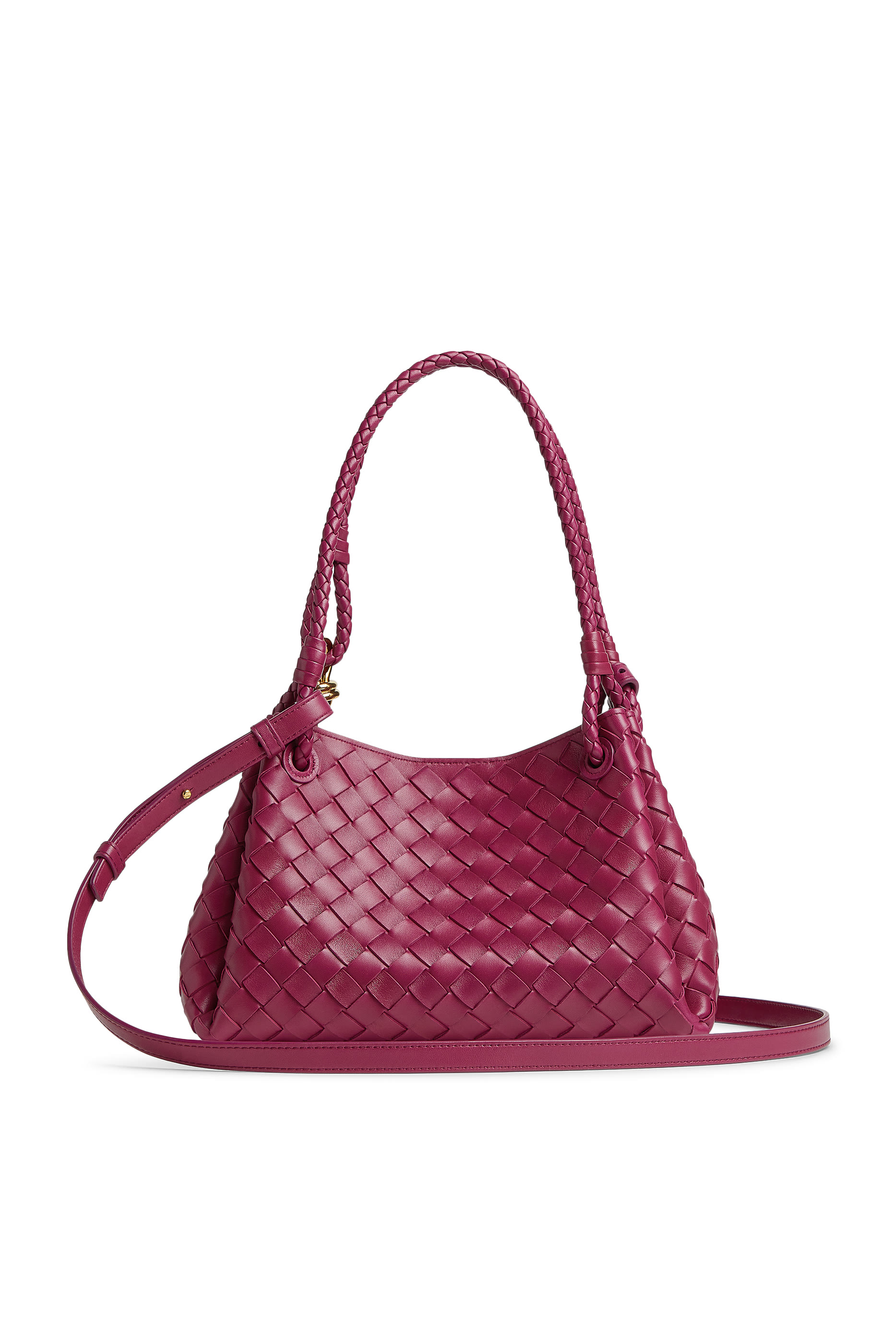 حقيبة كتف باراشوت كبيرة بتصميم مجدول