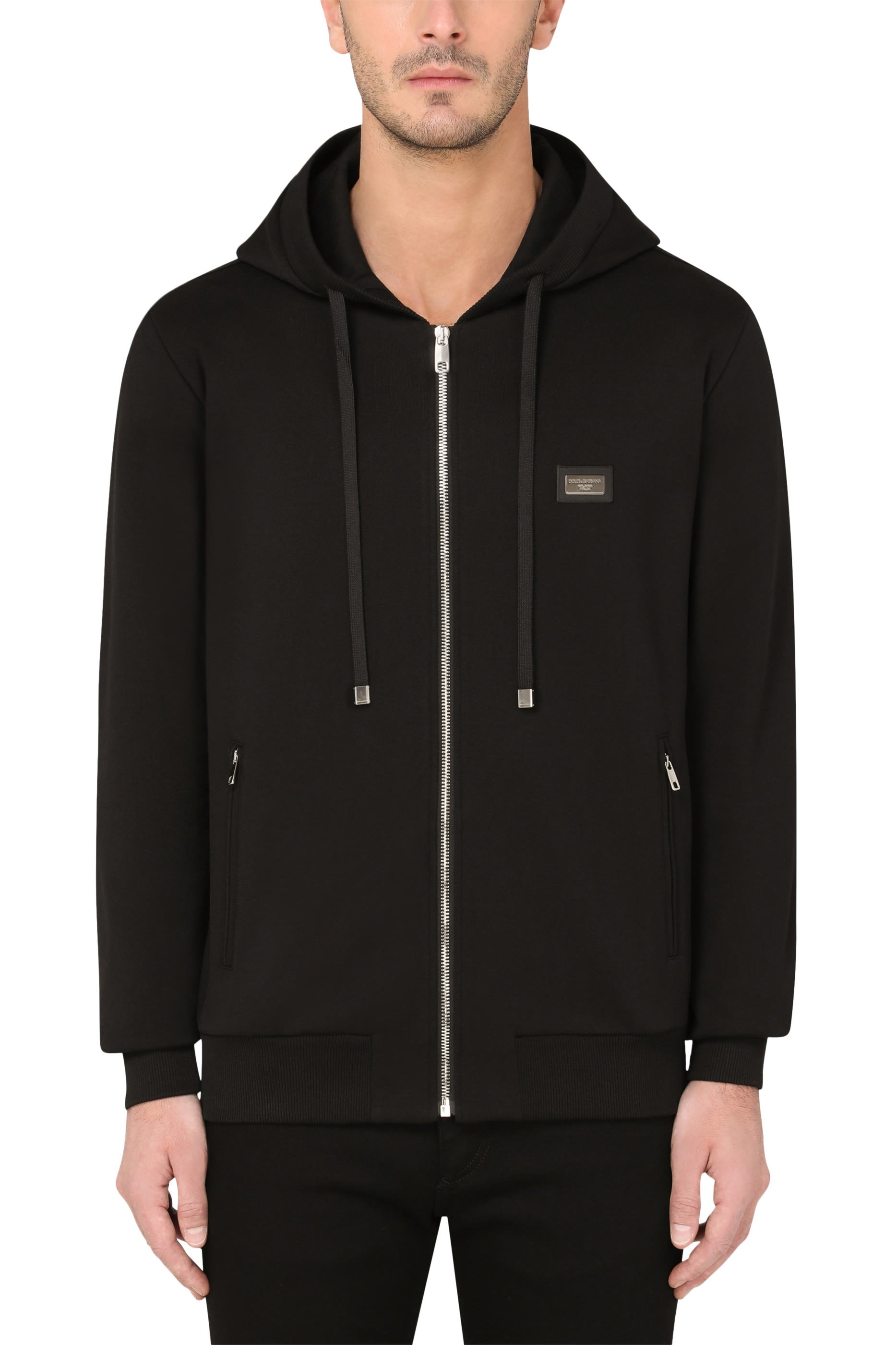 سويت شيرت بشعار الماركة قطن جيرسيه