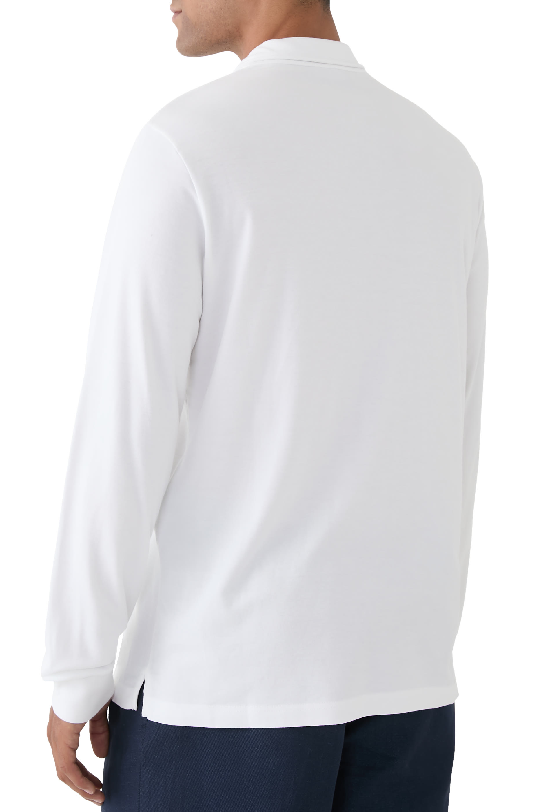 قميص بولو بأكمام طويلة