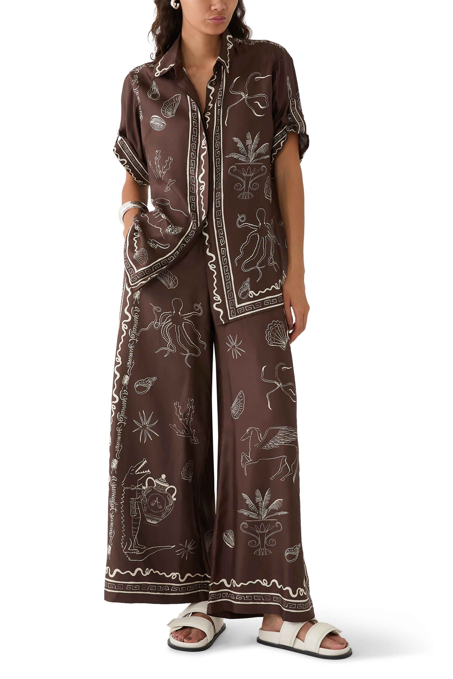 بنطال سامي حرير