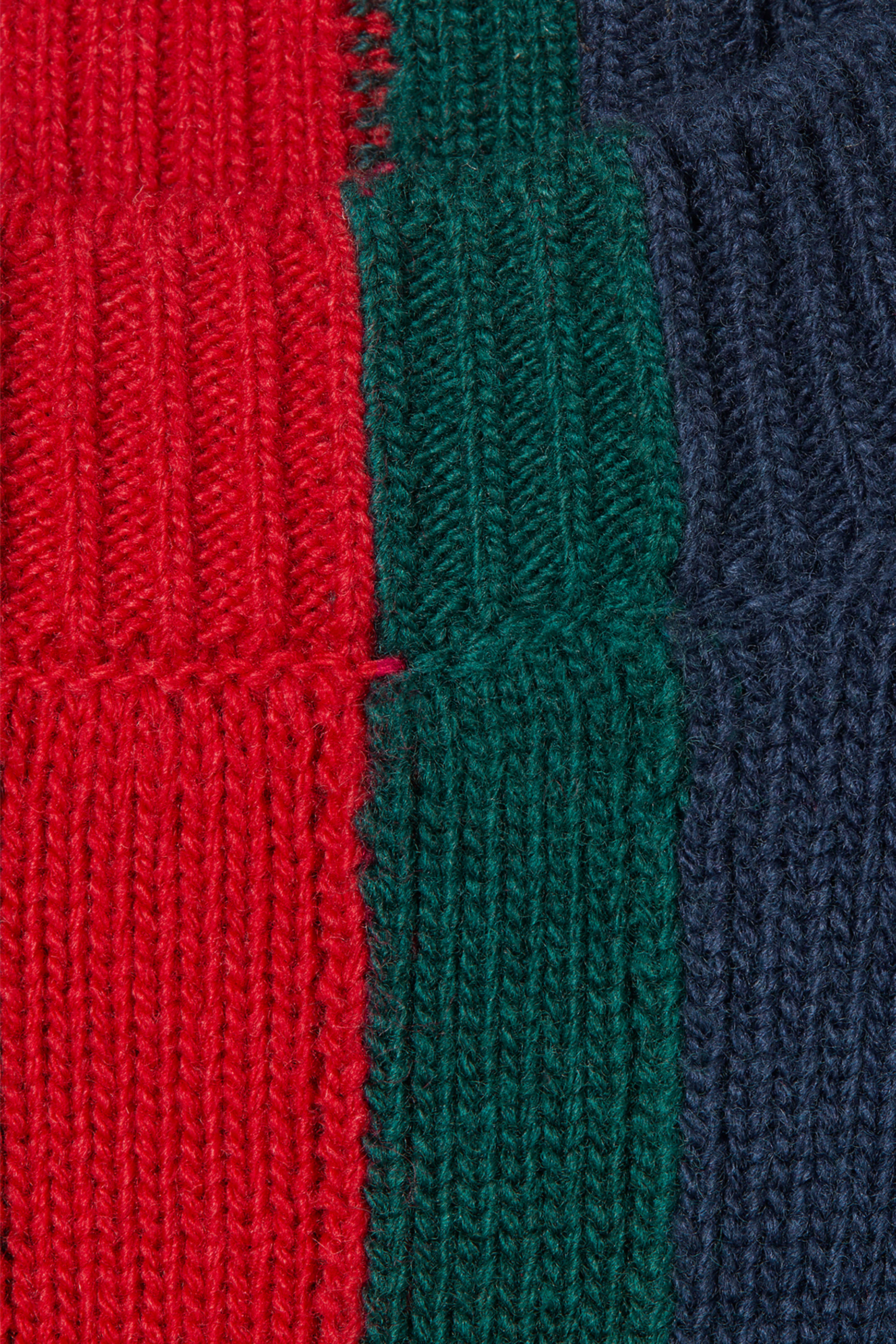 كنزة نسيج صوف ناعم بشريط ويب وحياكة إنتارسيا