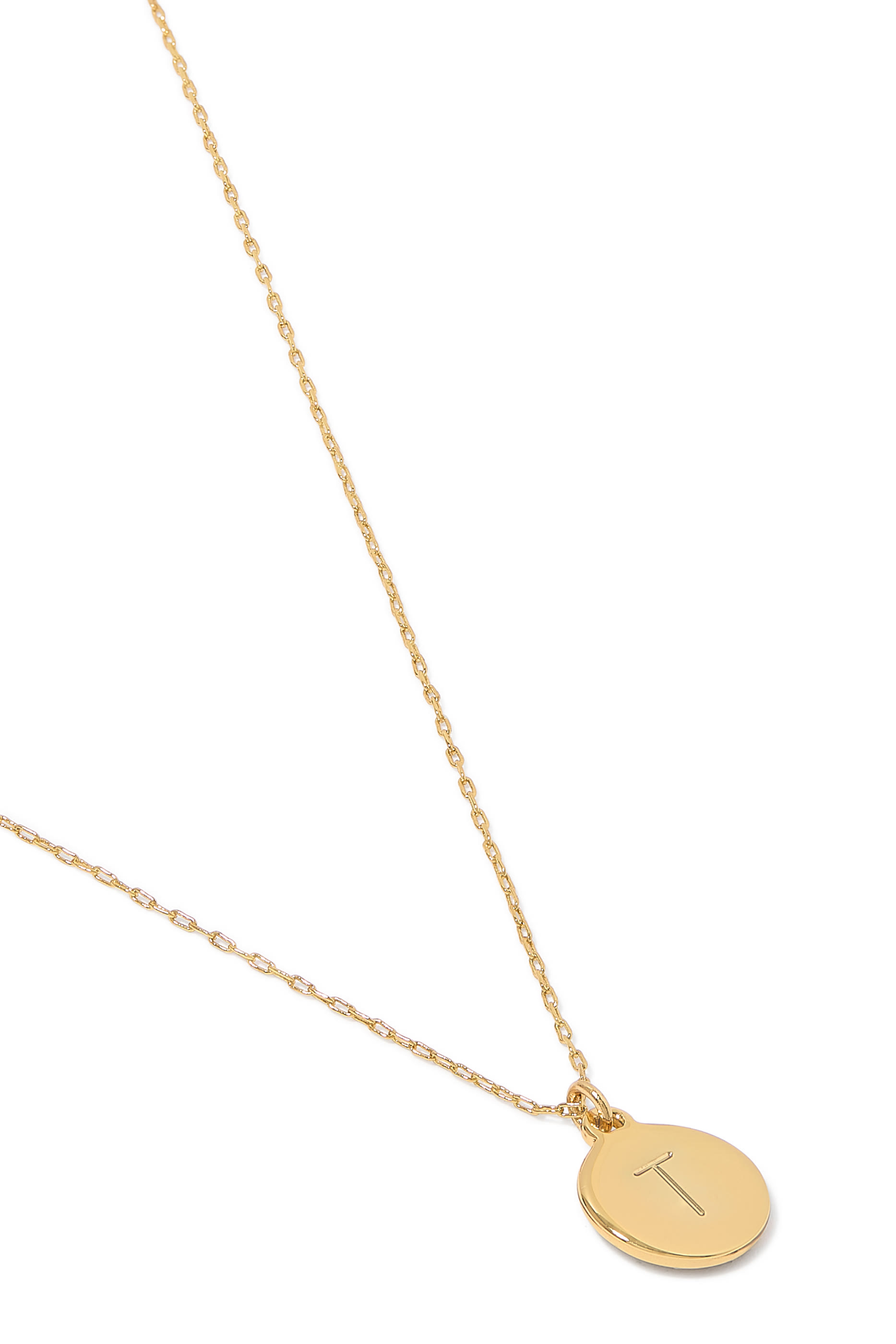 قلادة بدلاية صغيرة بنقشة حرف T