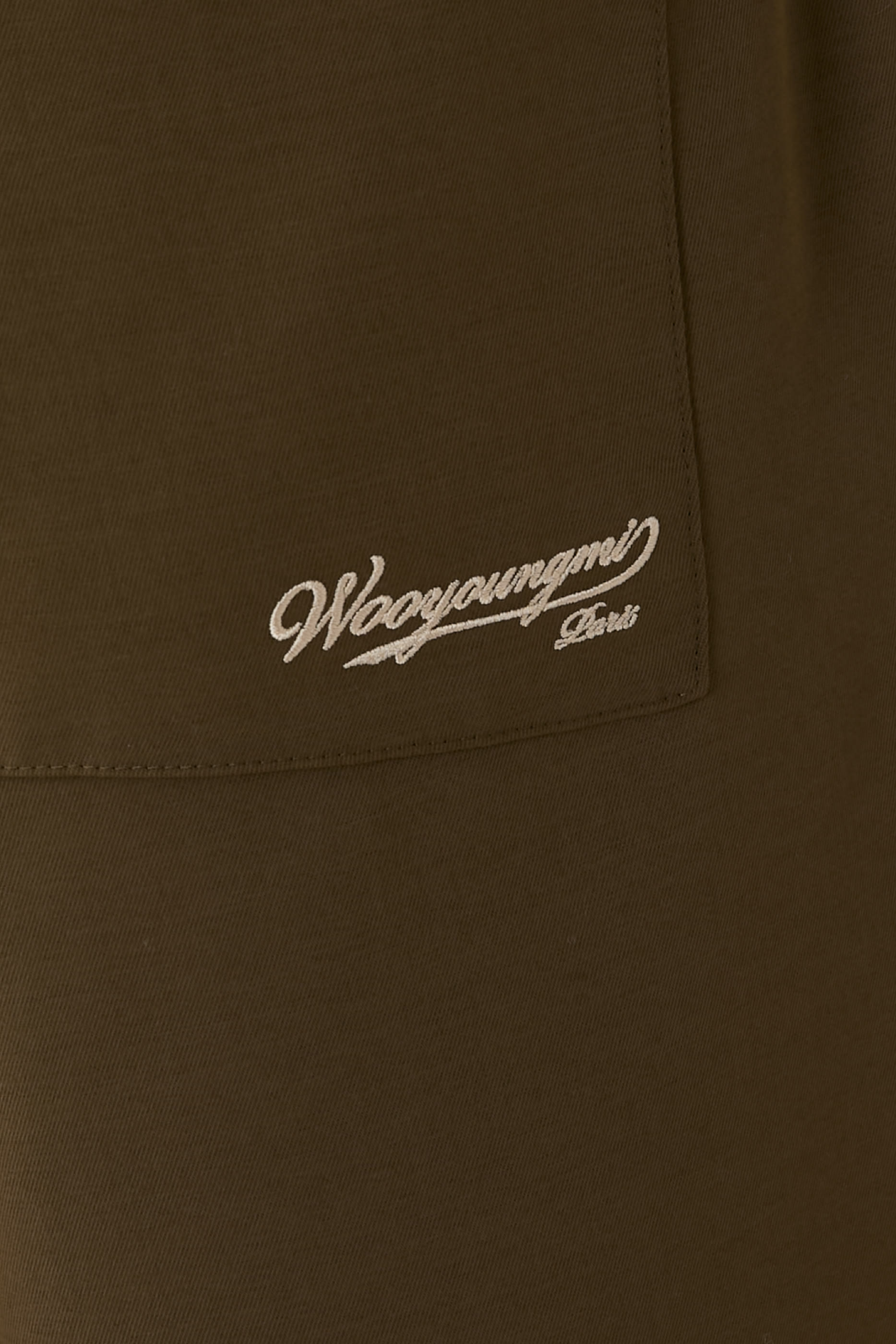 بنطال بشعار الماركة قطن